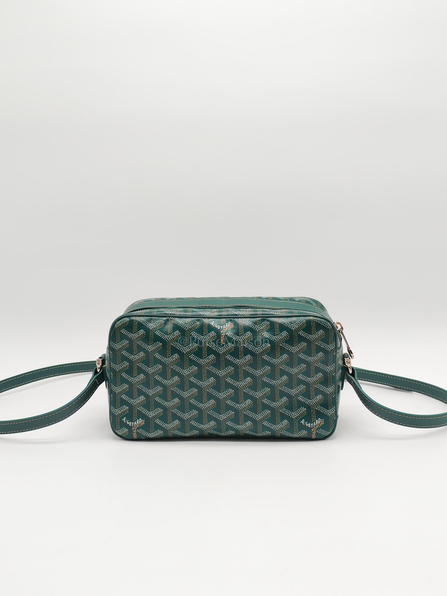 Capvert Crossbody Bag in Green Goyardine Canvas