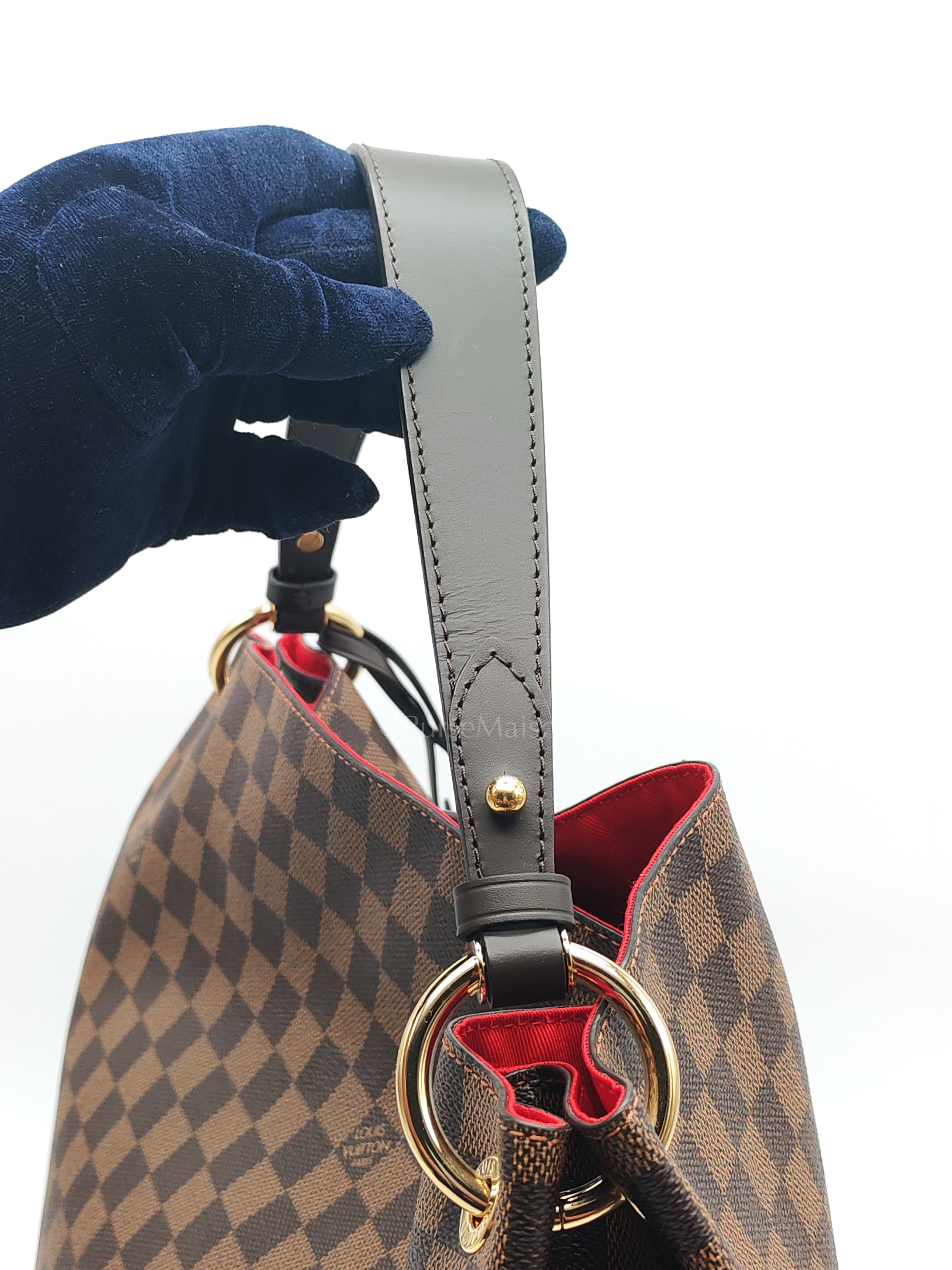Gracefully MM in Damier Ebene Canvas (Microchip) | Purse Maison Luxury Bags Shop