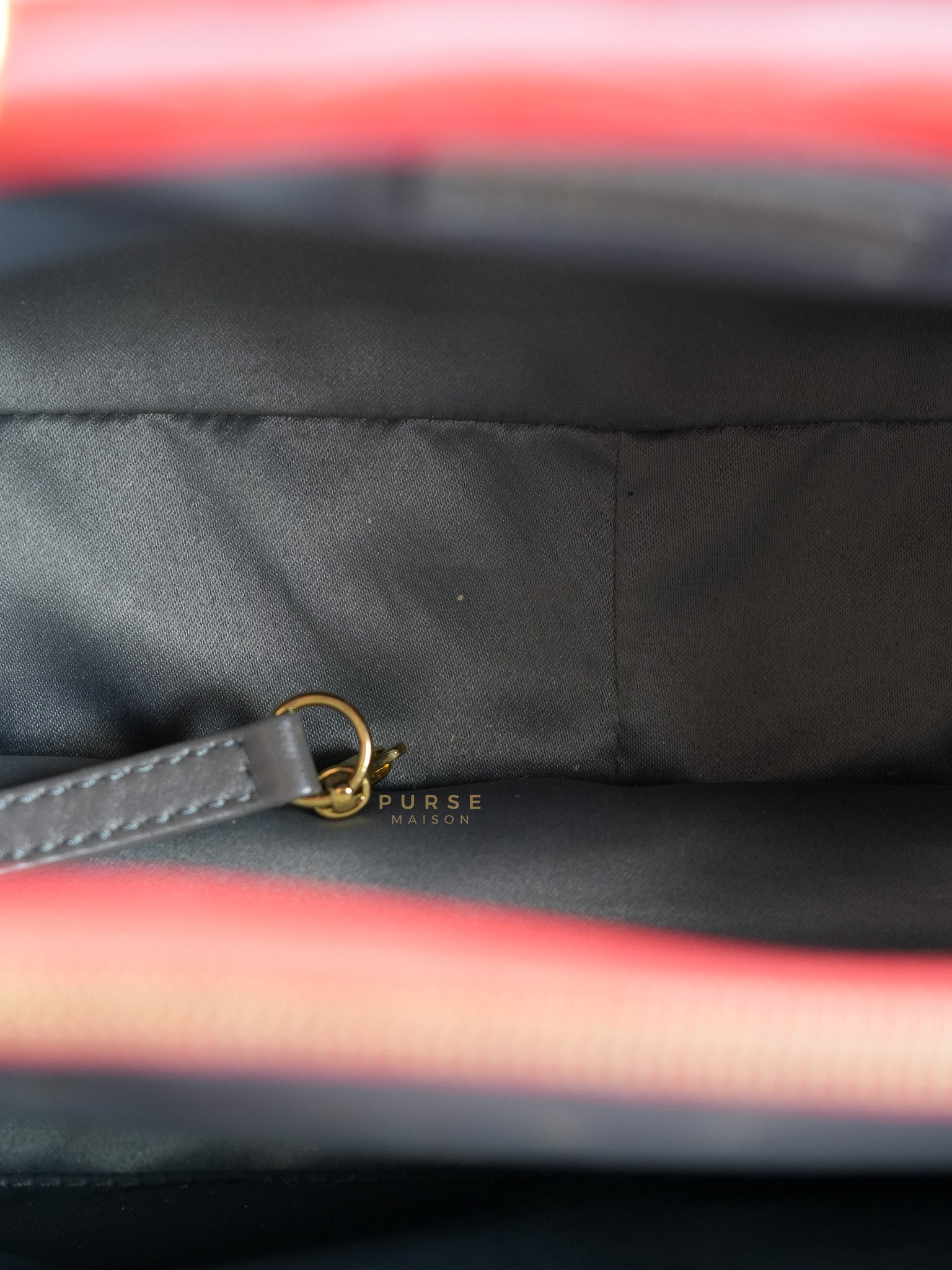 Grand Shopping Tote Bag (GST) in Red Quilted Caviar Leather Gold Hardware Series 18 | Purse Maison Luxury Bags Shop