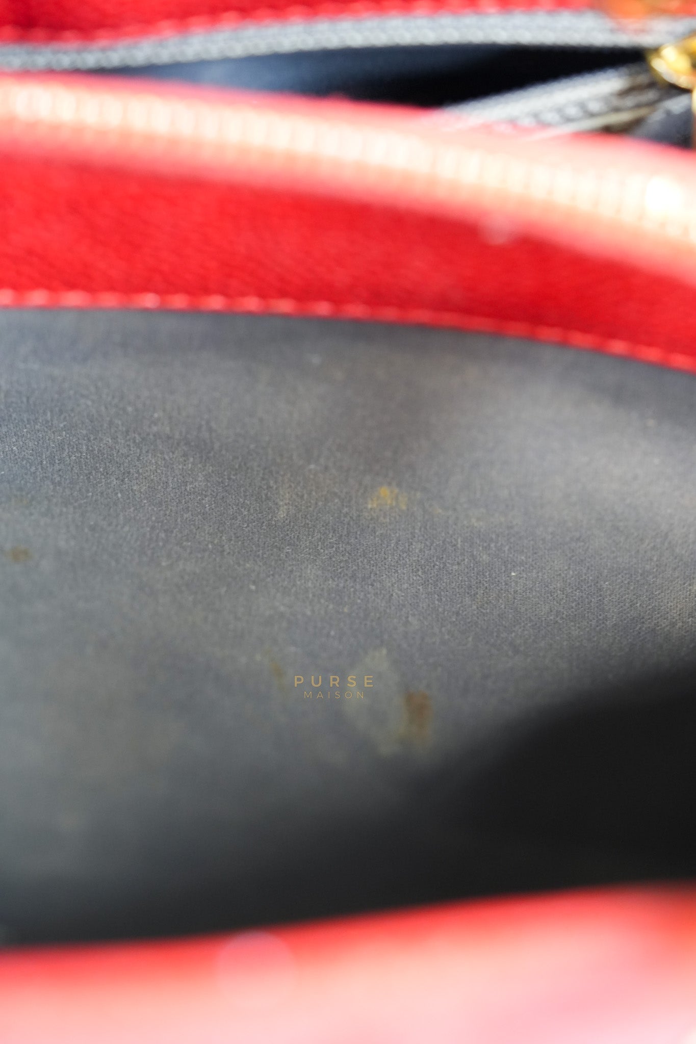 Grand Shopping Tote Bag (GST) in Red Quilted Caviar Leather Gold Hardware Series 18 | Purse Maison Luxury Bags Shop