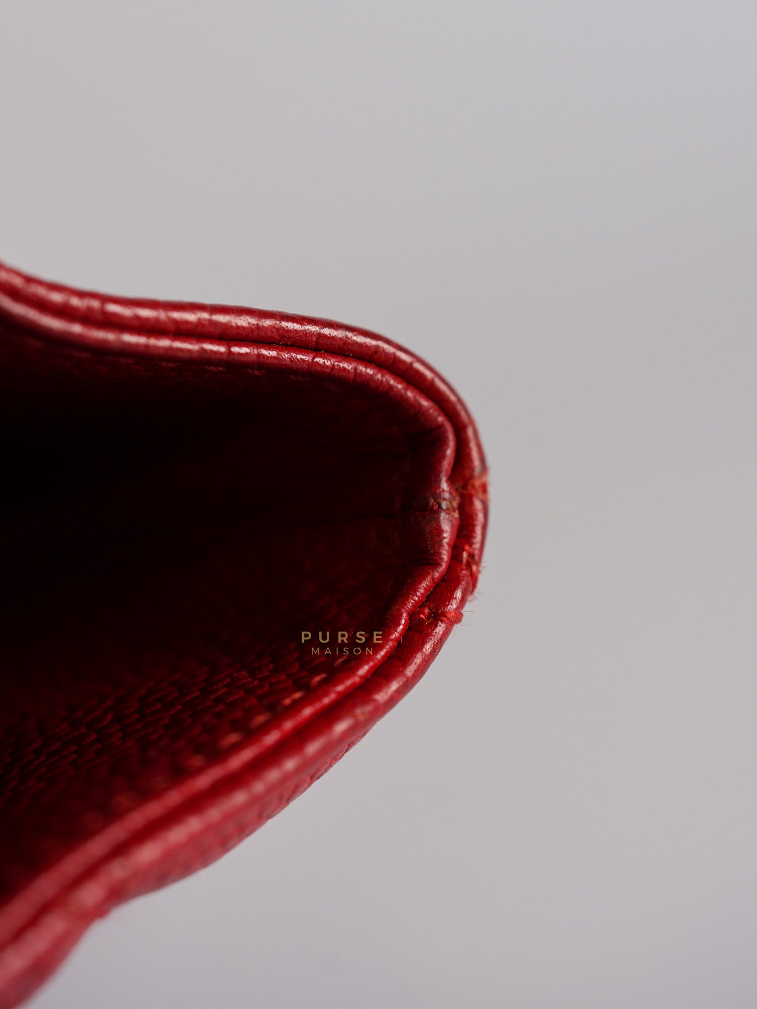 Grand Shopping Tote Bag (GST) in Red Quilted Caviar Leather Gold Hardware Series 18 | Purse Maison Luxury Bags Shop