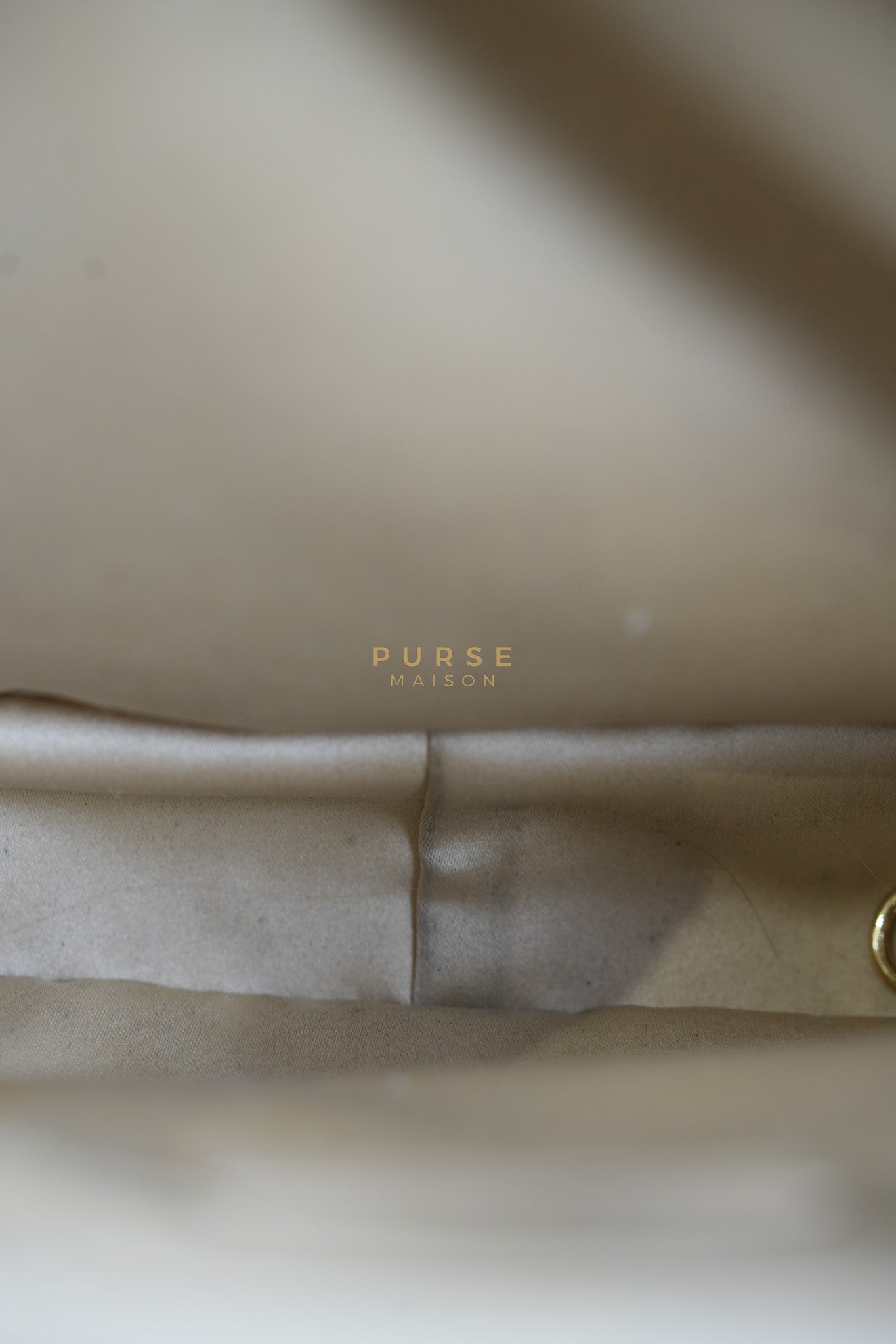 Grand Shopping Tote (GST) Beige in Caviar Leather and Gold Hardware Series 16 | Purse Maison Luxury Bags Shop