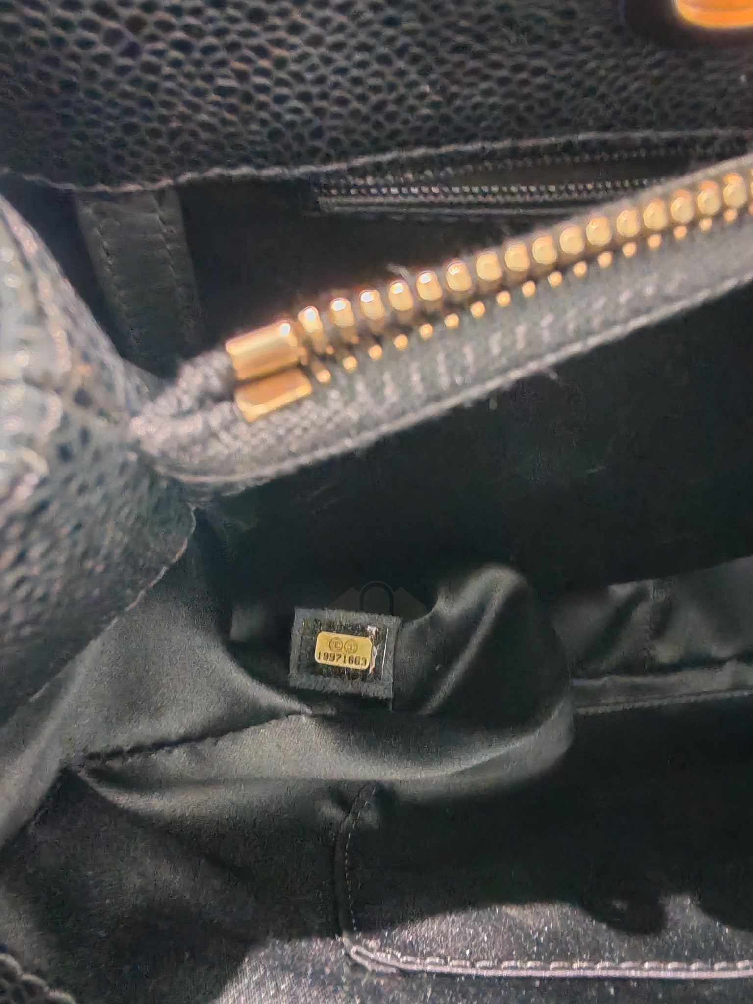 Grand Shopping Tote (GST) in Black Caviar Leather and Gold Hardware Series 19/63 | Purse Maison Luxury Bags Shop