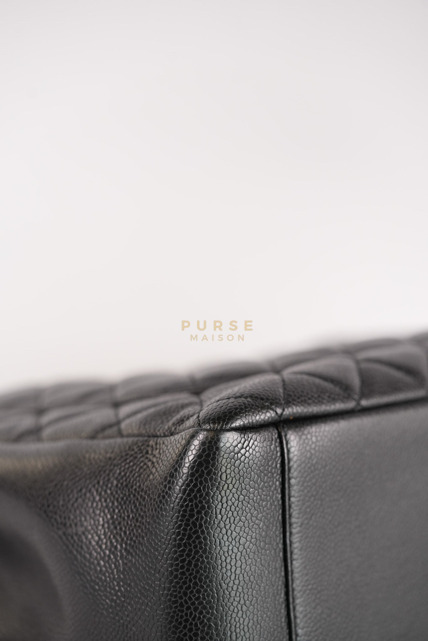 Grand Shopping Tote(GST) in Black Caviar Leather Gold Hardware (Series 13/58) | Purse Maison Luxury Bags Shop