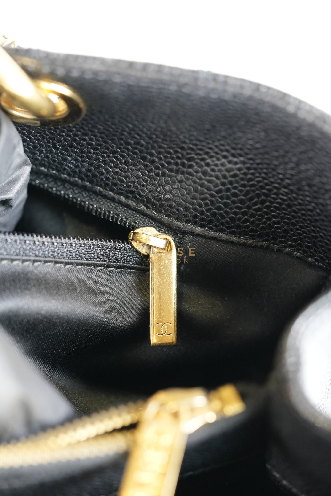 Grand Shopping Tote(GST) in Black Caviar Leather Gold Hardware (Series 13/58) | Purse Maison Luxury Bags Shop