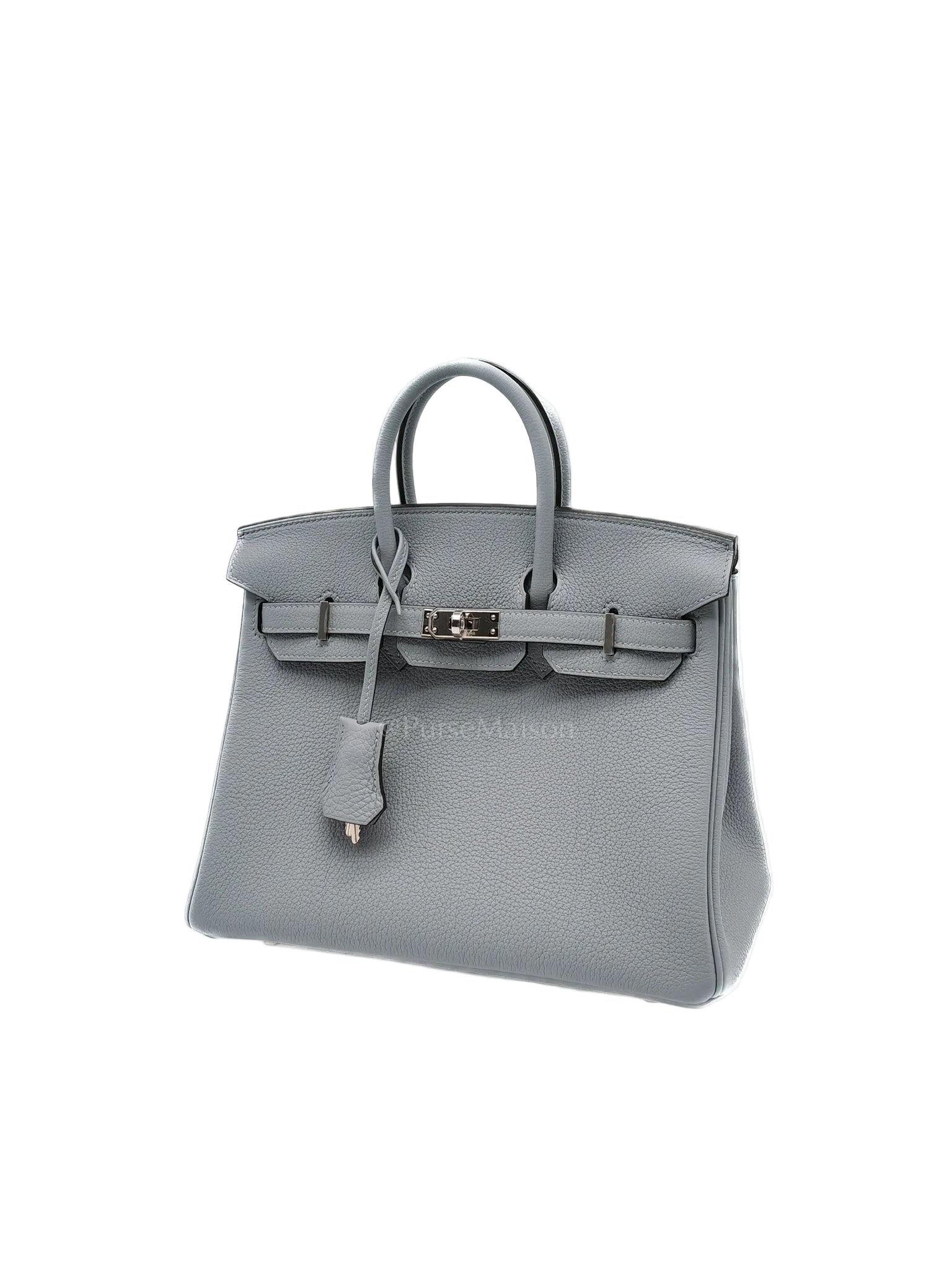 Birkin 25 in Gris Pantin Togo Leather & Palladium Hardware Stamp K(2025)