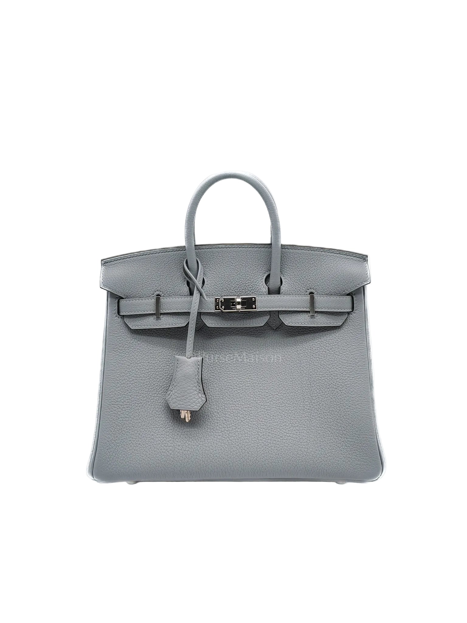 Birkin 25 in Gris Pantin Togo Leather & Palladium Hardware Stamp K(2025)