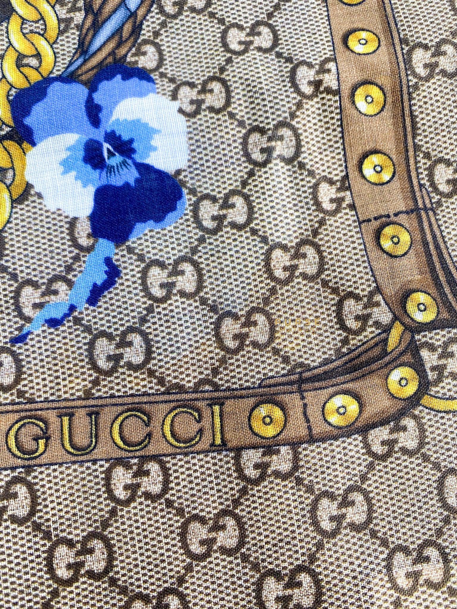 Gucci Big Panshie Sapphire/Beige (140 x 140cm)