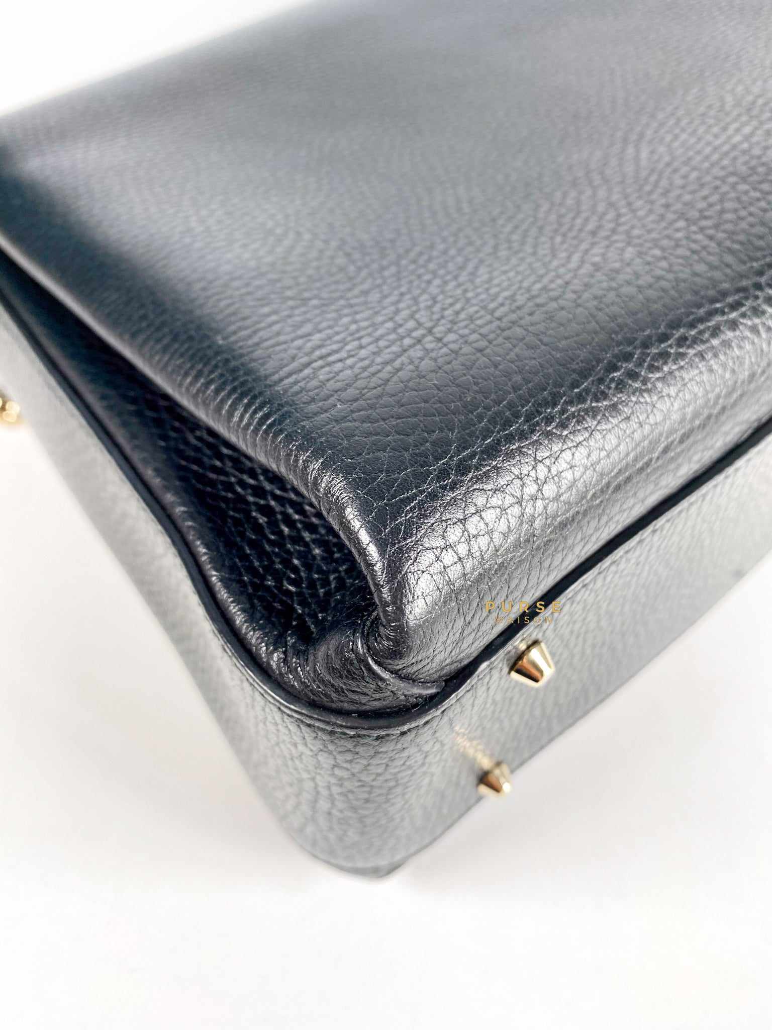 Gucci Black Interlocking Leather Bag