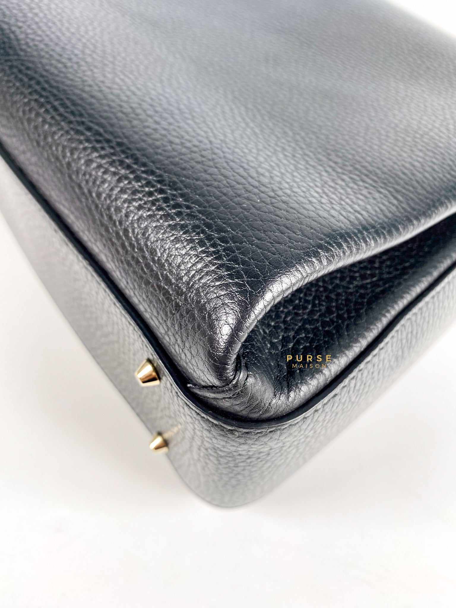 Gucci Black Interlocking Leather Bag