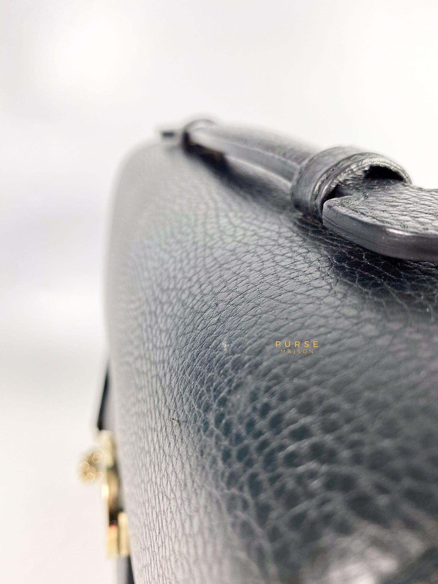 Gucci Black Interlocking Leather Bag