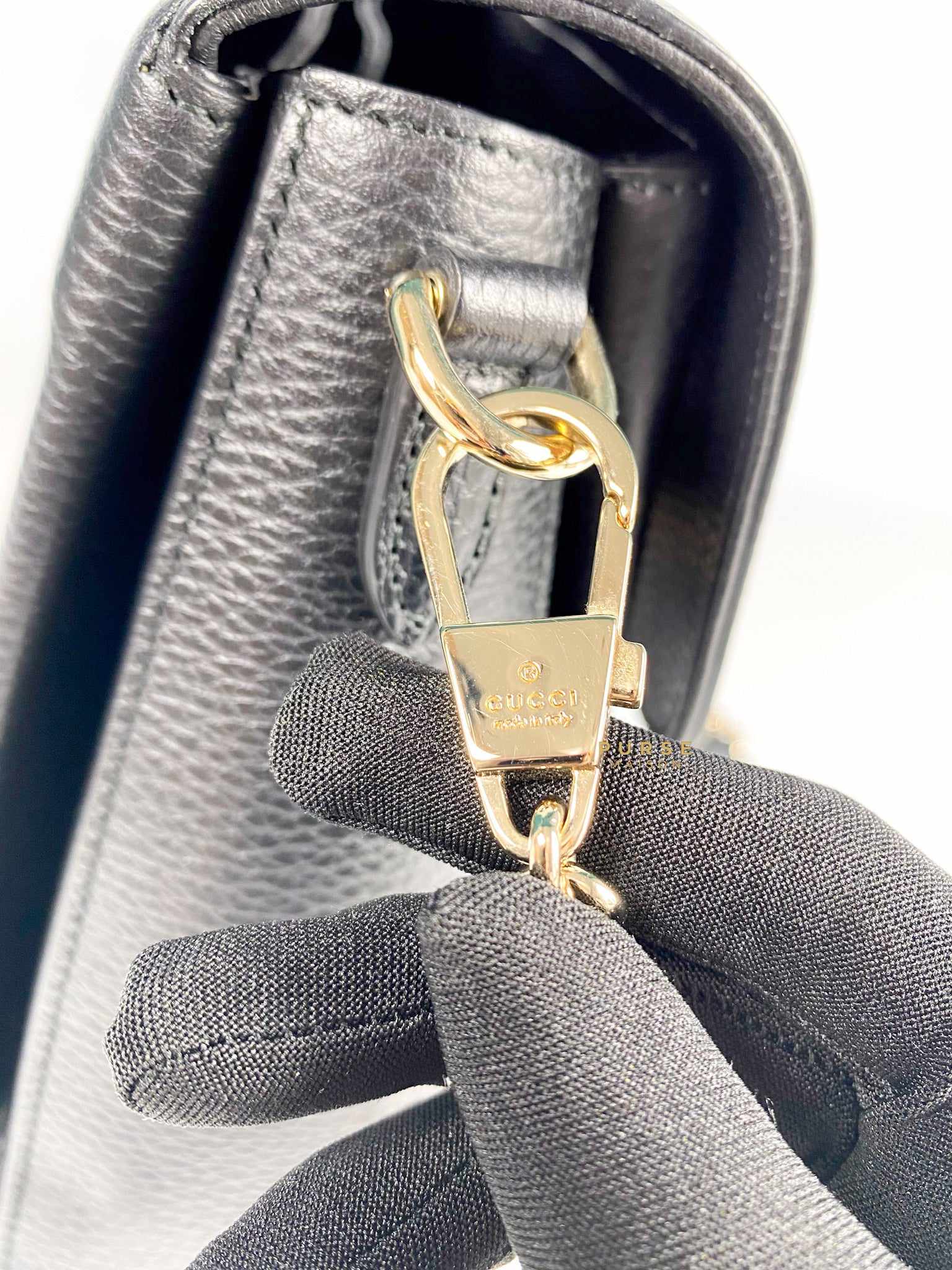 Gucci Black Interlocking Leather Bag
