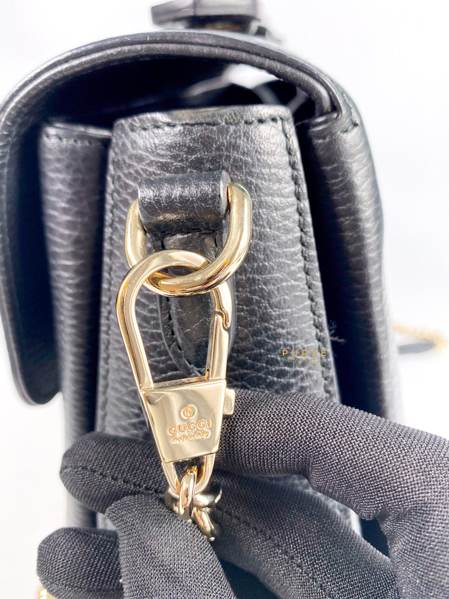 Gucci Black Interlocking Leather Bag