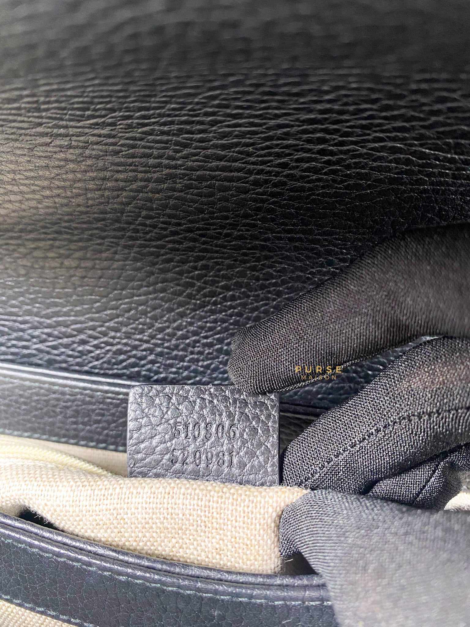 Gucci Black Interlocking Leather Bag