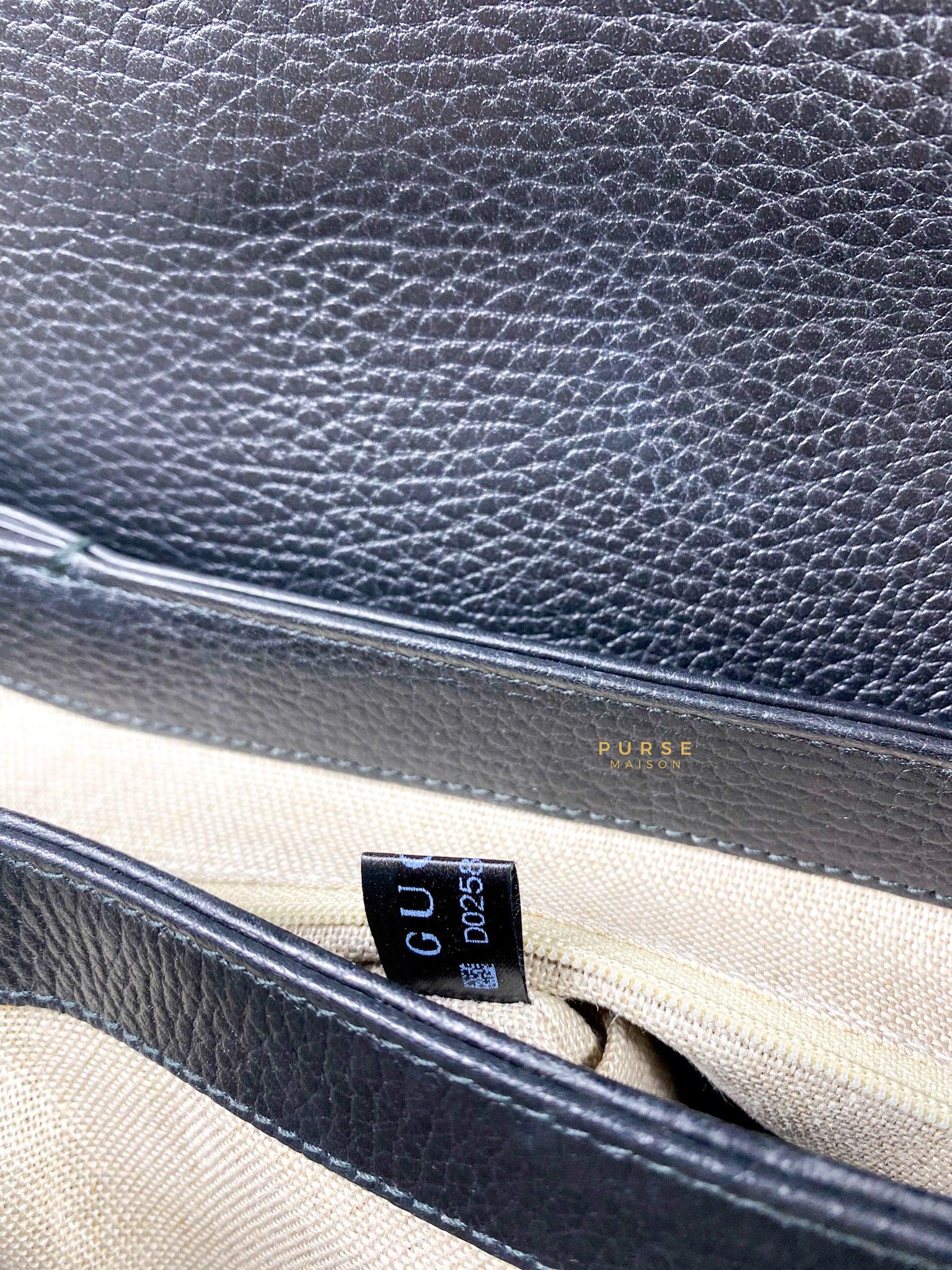 Gucci Black Interlocking Leather Bag