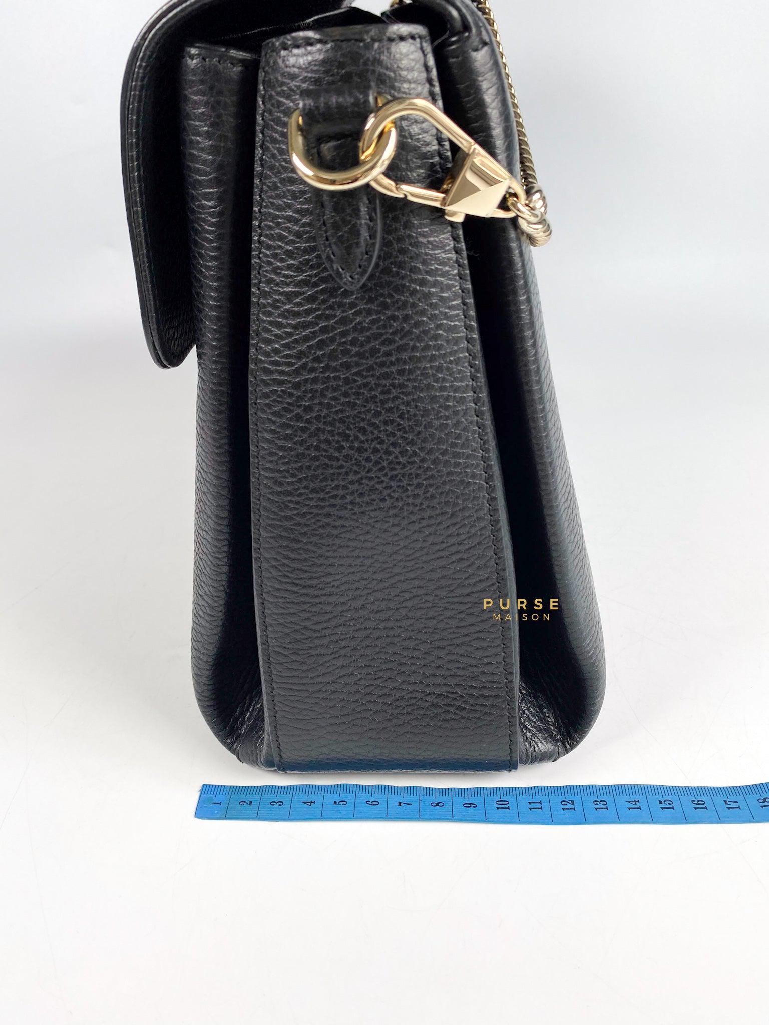 Gucci Black Interlocking Leather Bag