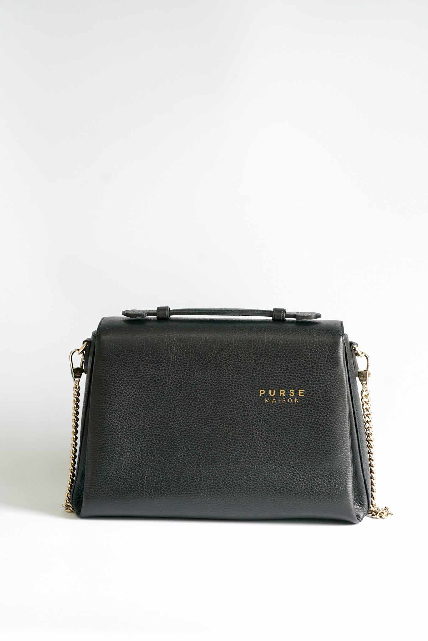 Gucci Black Interlocking Leather Bag
