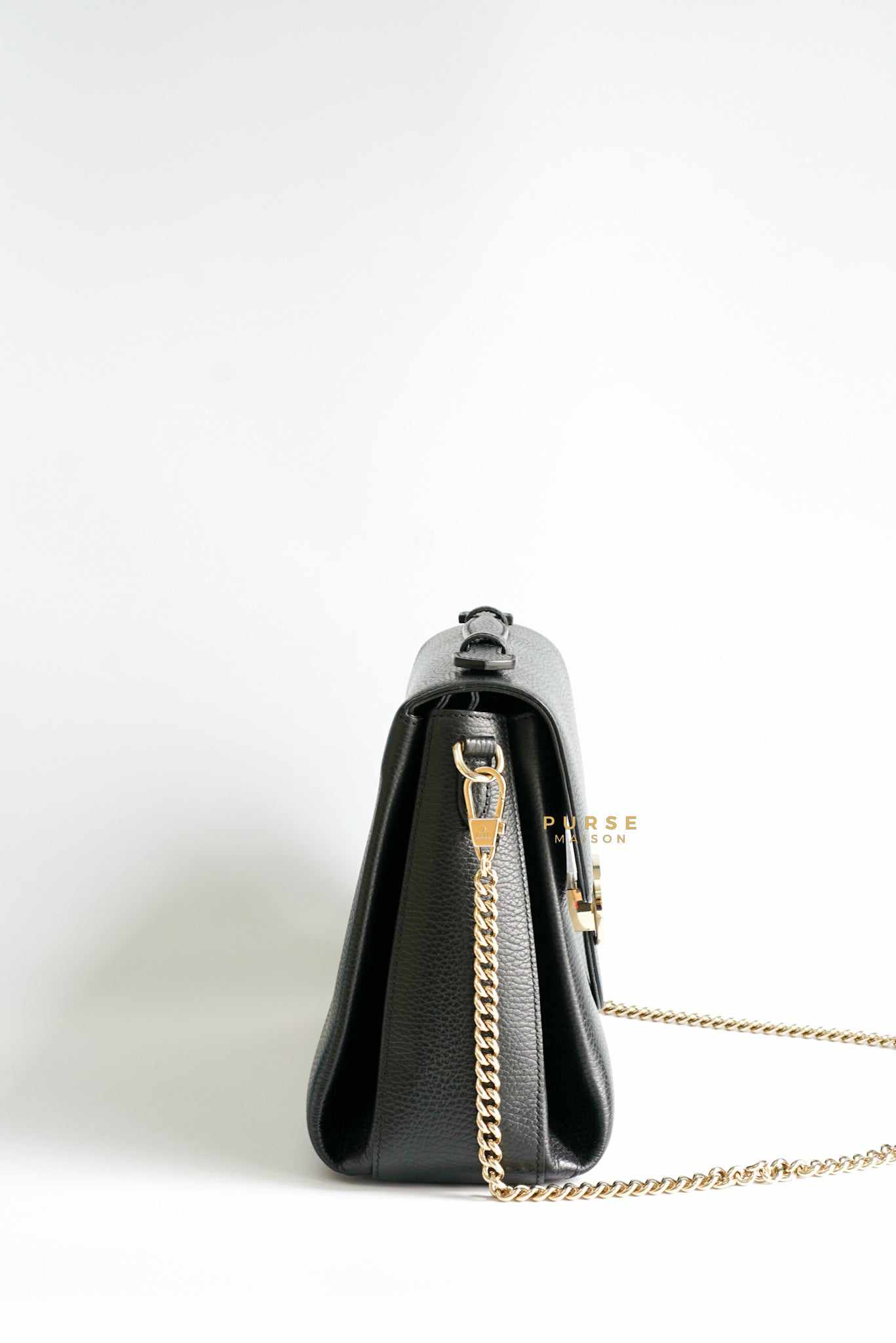 Gucci Black Interlocking Leather Bag