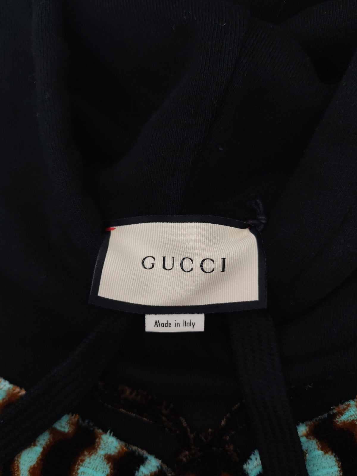 Gucci Butterfly/Moth Embroidered Hoodie Medium in Black and Red Multi Color Design | Purse Maison Luxury Bags Shop