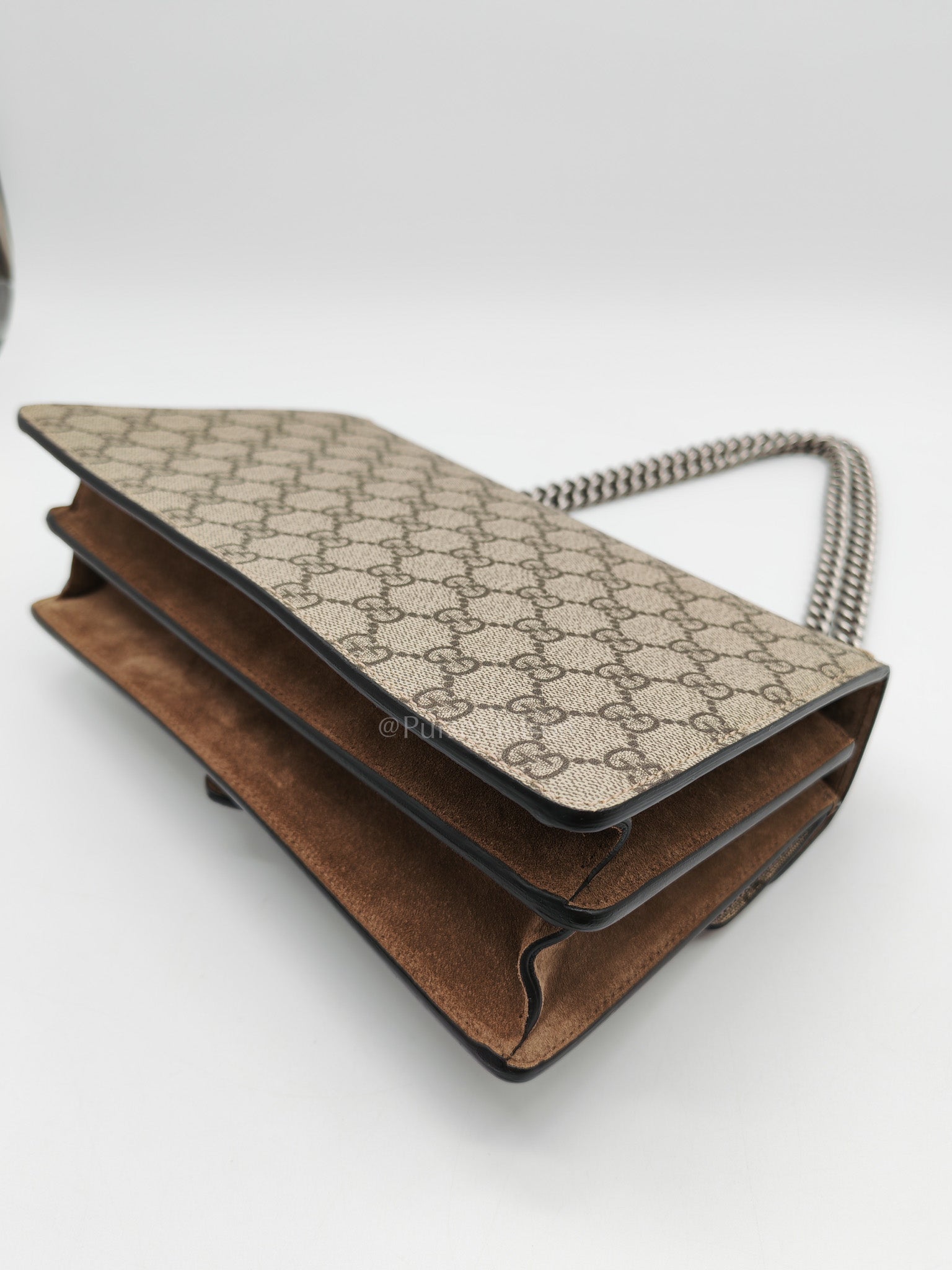 Dionysus Shoulder Bag in GG Supreme Canvas and Ruthenium Hardware | Purse Maison Luxury Bags Shop