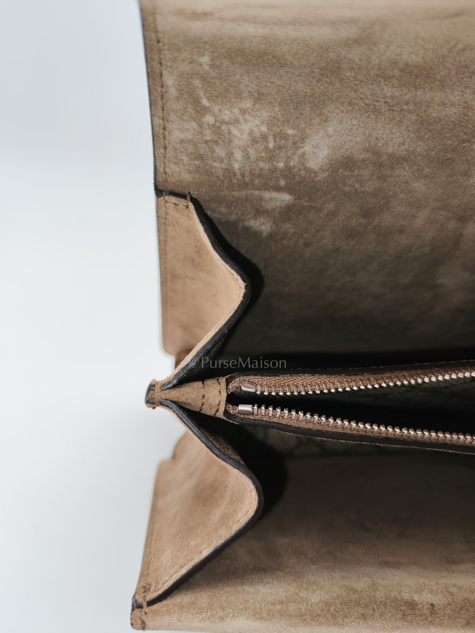 Dionysus Shoulder Bag in GG Supreme Canvas and Ruthenium Hardware | Purse Maison Luxury Bags Shop