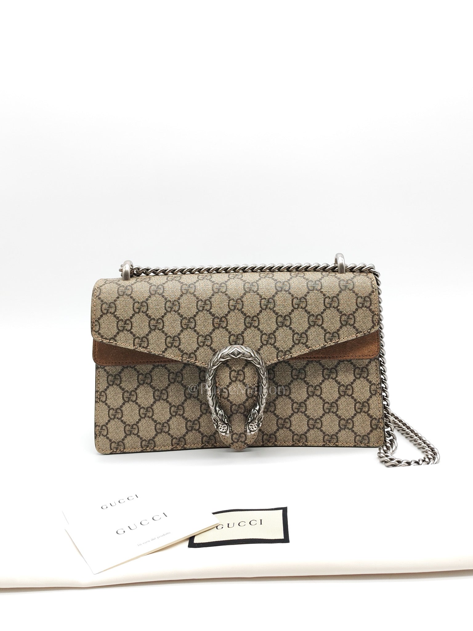 Gucci Dionysus Small in GG Supreme Coated Canvas Shoulder Bag | Purse Maison Luxury Bags Shop