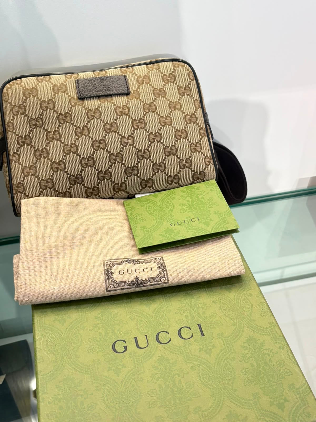 Gucci GG Canvas Waist Body Bag 449174-486628 | Purse Maison Luxury Bags Shop