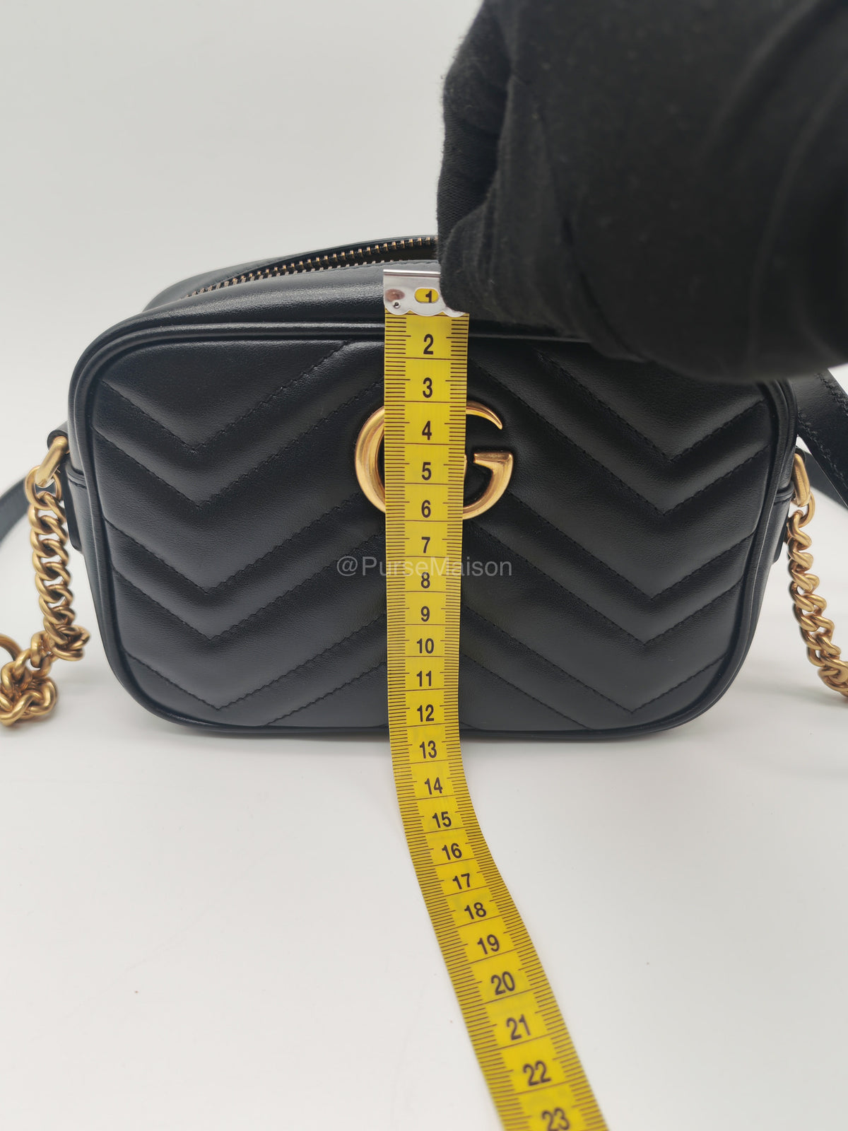 Gucci GG Marmont Camera Bag in Matelasse Leather Crossbody Bag | Purse Maison Luxury Bags Shop