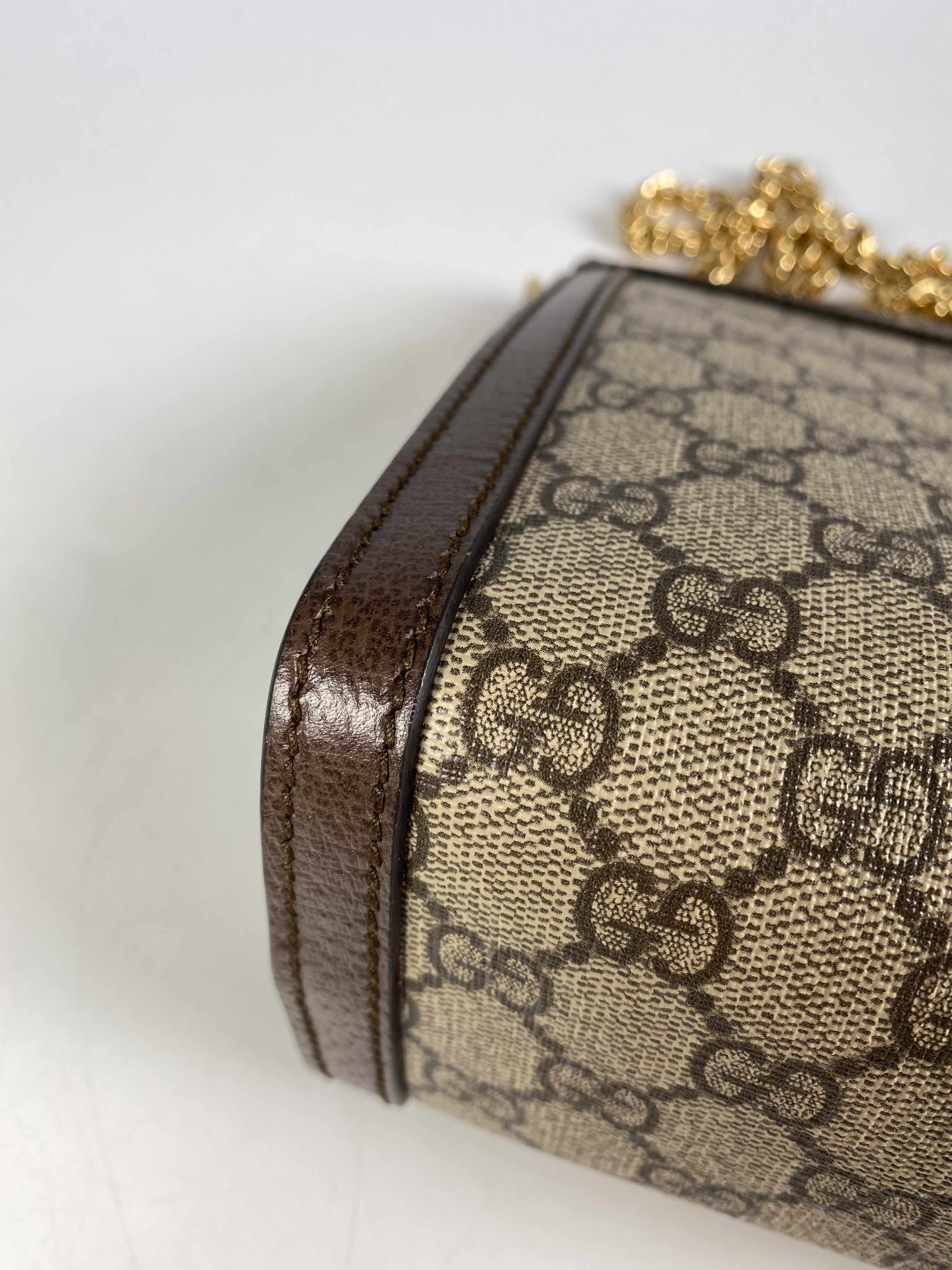 Gucci GG Supreme Monogram Web Ophidia Chain Shoulder Bag | Purse Maison Luxury Bags Shop