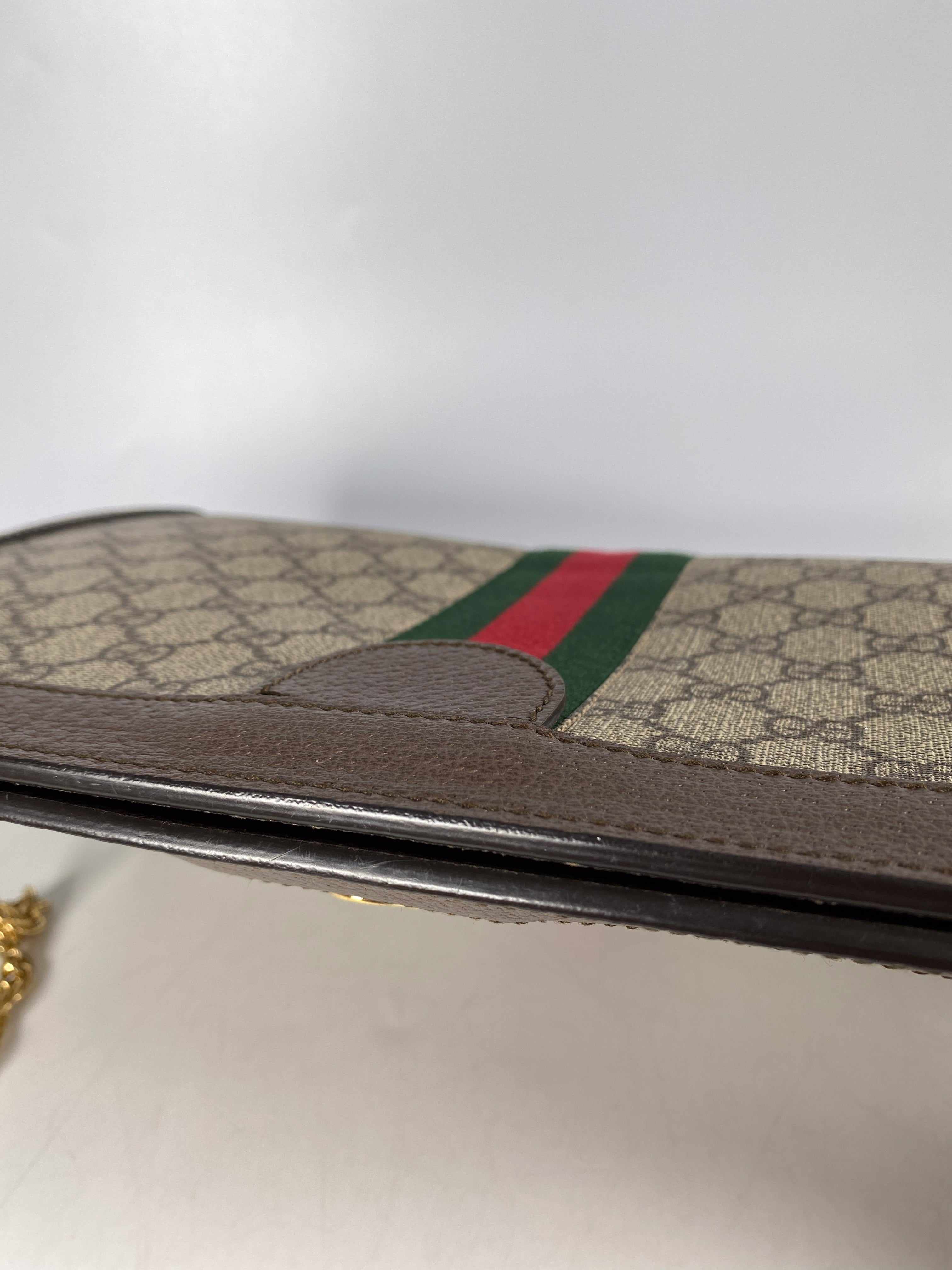 Gucci GG Supreme Monogram Web Ophidia Chain Shoulder Bag | Purse Maison Luxury Bags Shop