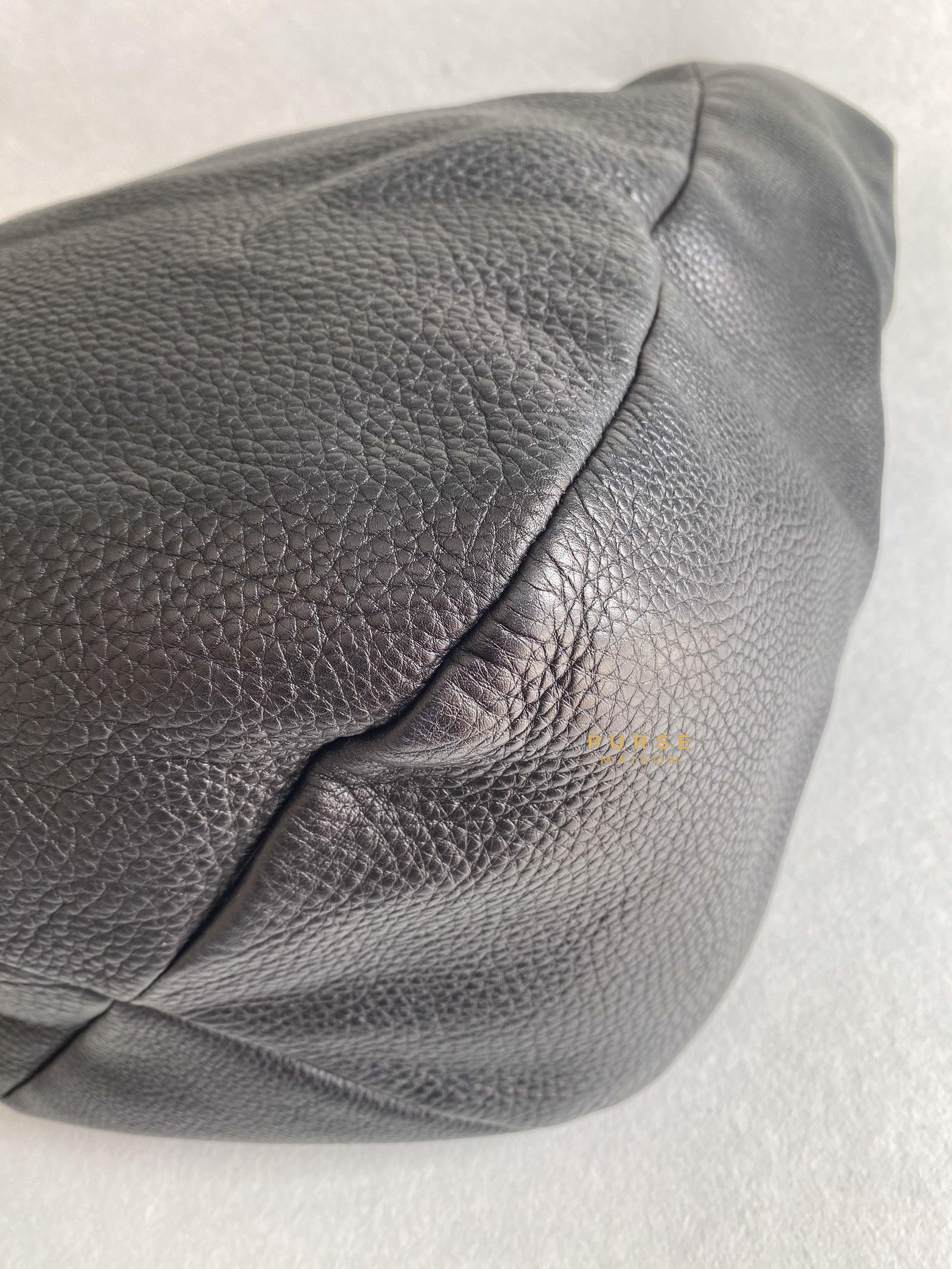 Gucci Greenwich Hobo Large Black Leather | Purse Maison Luxury Bags Shop