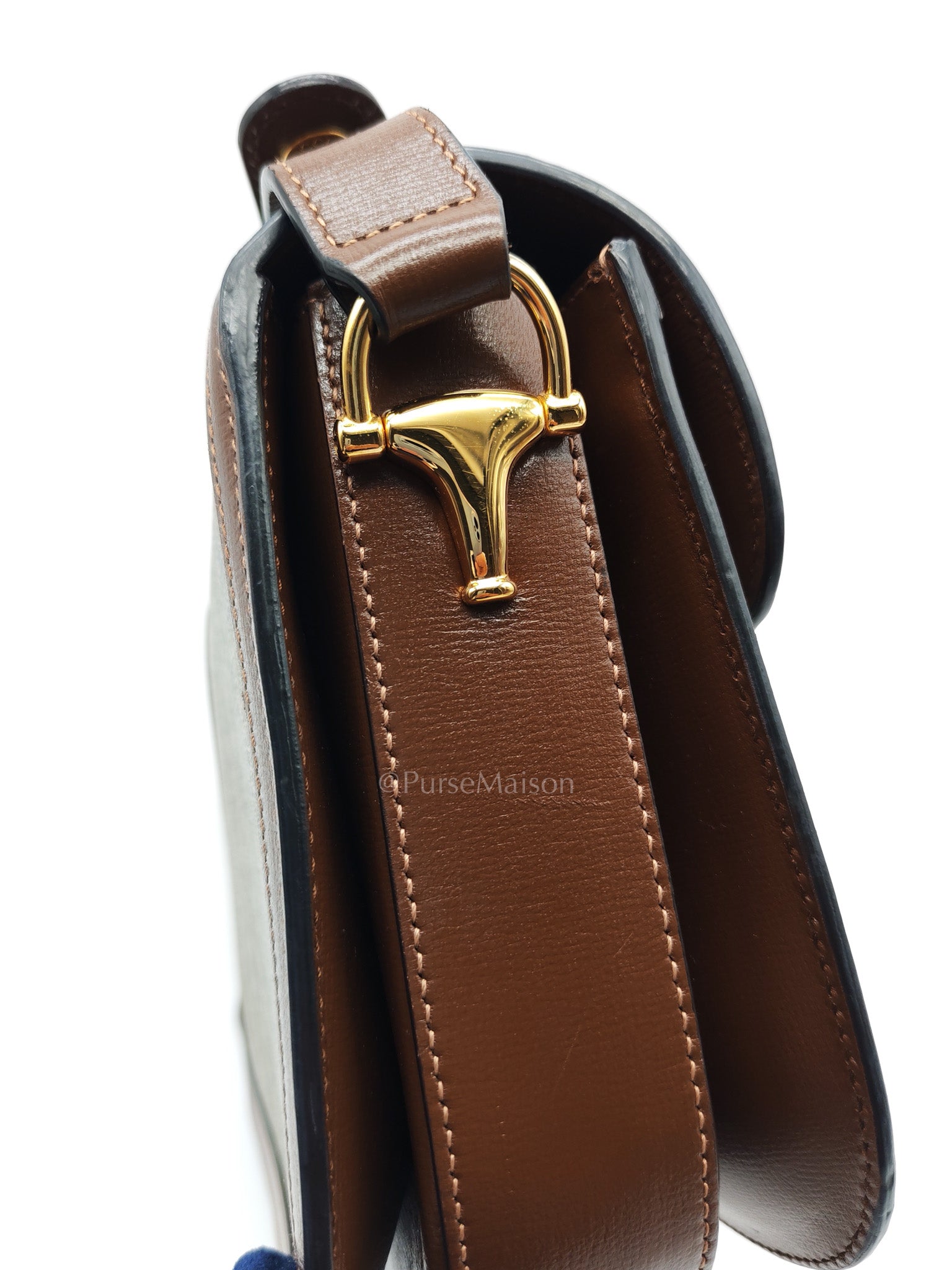 Gucci Horsebit 1955 Medium in Brown Supreme Canvas Shoulder Bag | Purse Maison Luxury Bags Shop
