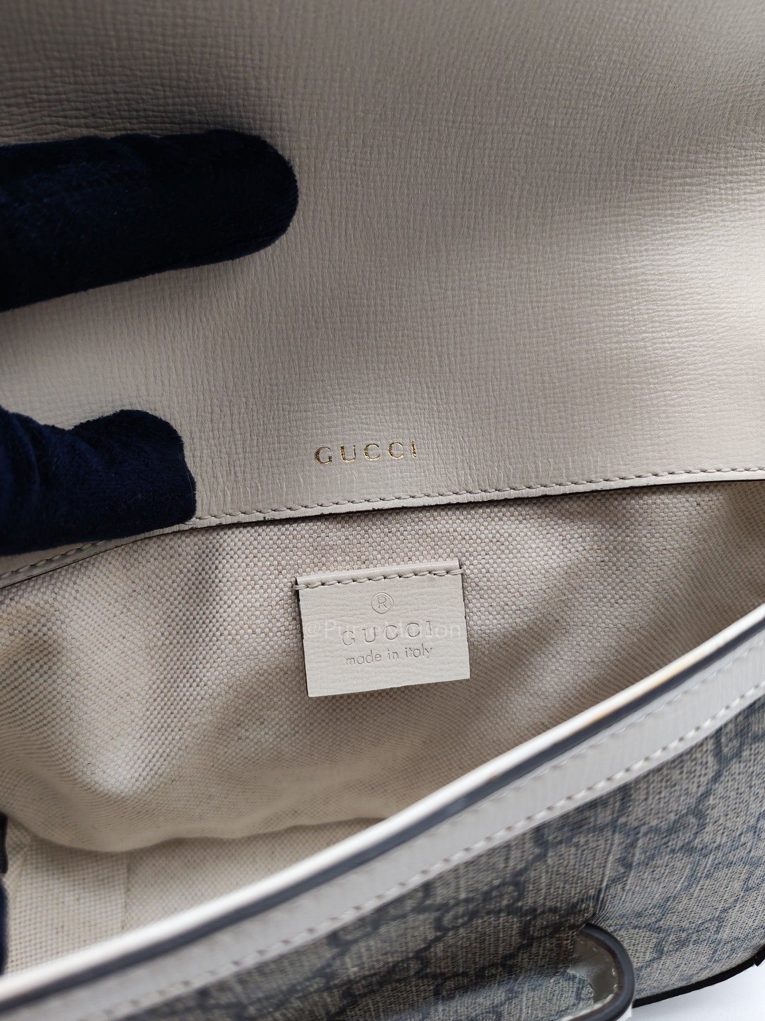 Horsebit 1955 Mini Shoulder Bag in GG Supreme Canvas and Gold Hardware | Purse Maison Luxury Bags Shop
