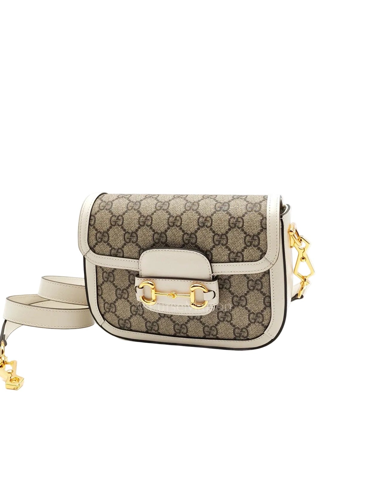 Horsebit 1955 Mini Shoulder Bag in GG Supreme Canvas and Gold Hardware | Purse Maison Luxury Bags Shop