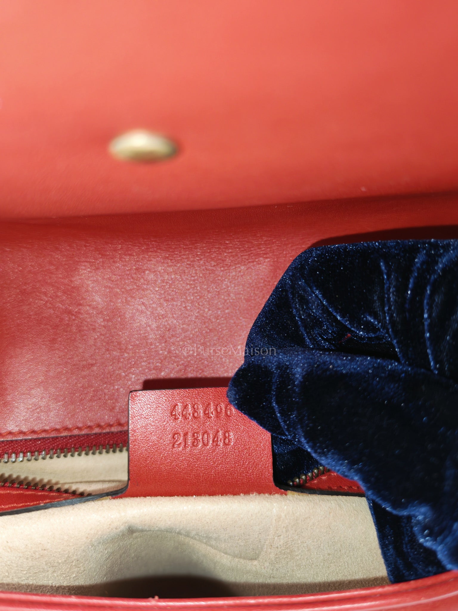 Marmont Medium in Hibiscus Red Calfskin Leather Shoulder Bag | Purse Maison Luxury Bags Shop