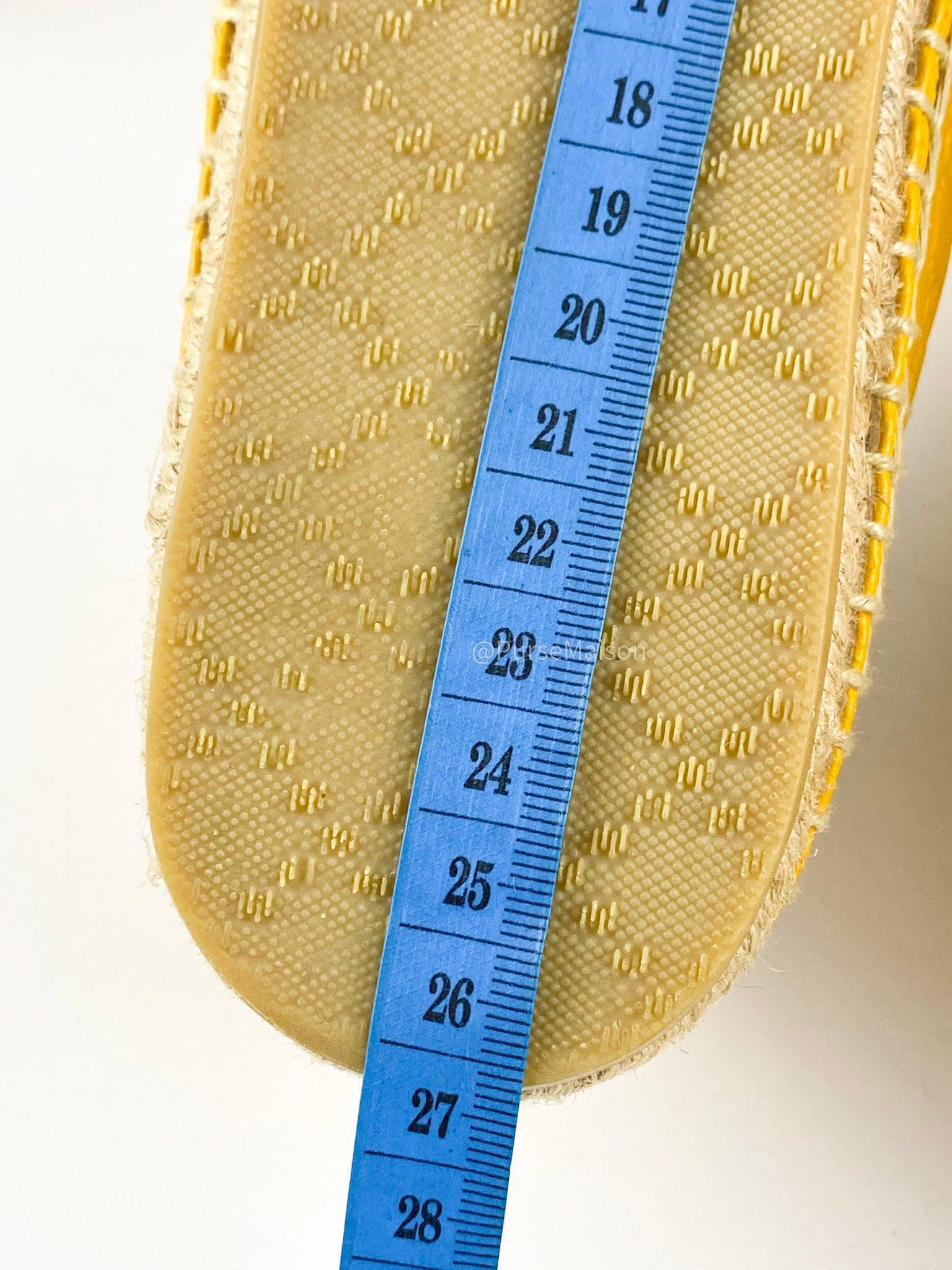 Gucci Microguccissima New Buttercup Espadrilles Size 38 EU (24.5cm)