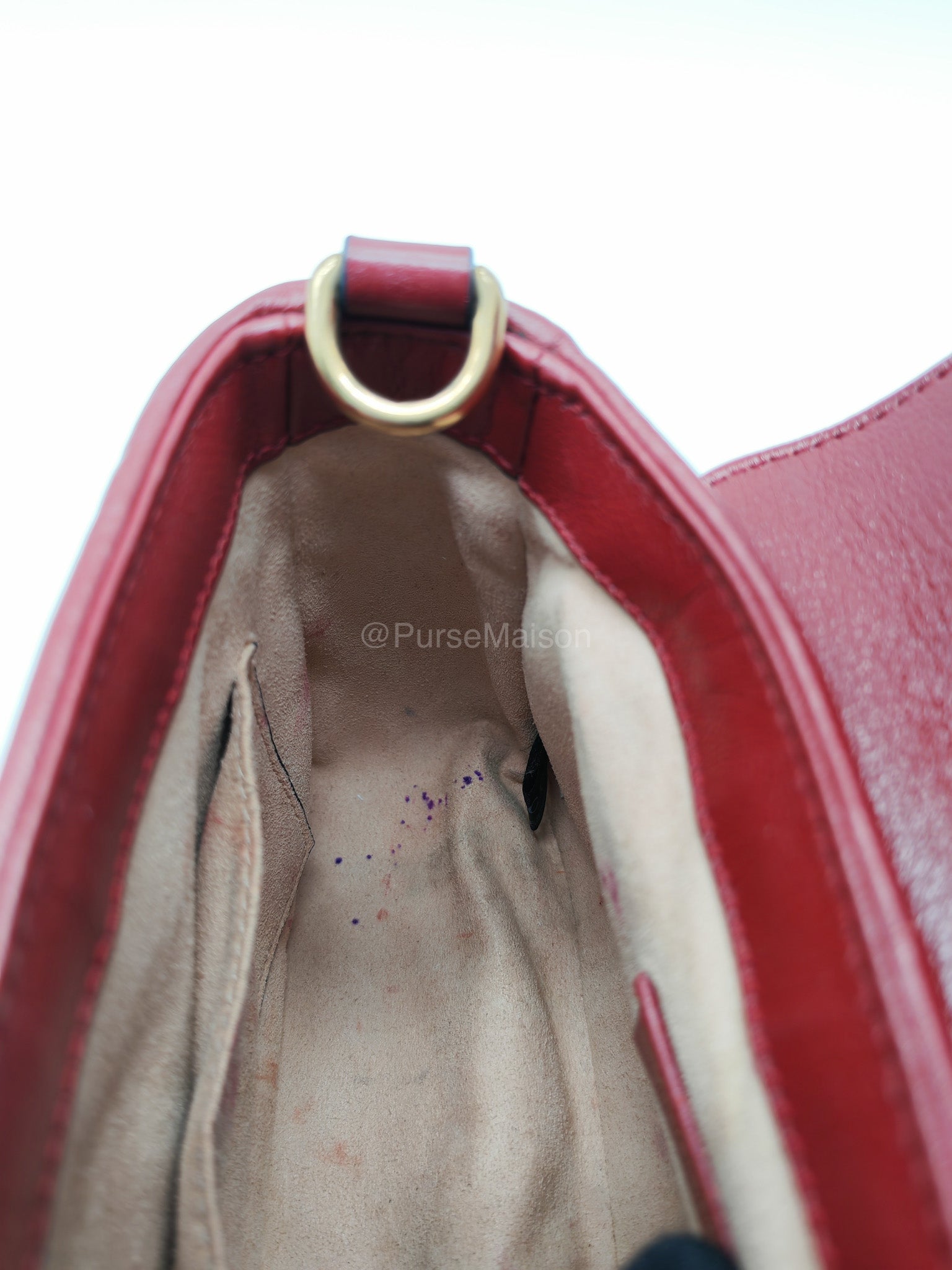 Gucci Mini Torchon Top Handle Shoulder Bag in Black GG Marmont Matelasse Calfskin Leather | Purse Maison Luxury Bags Shop