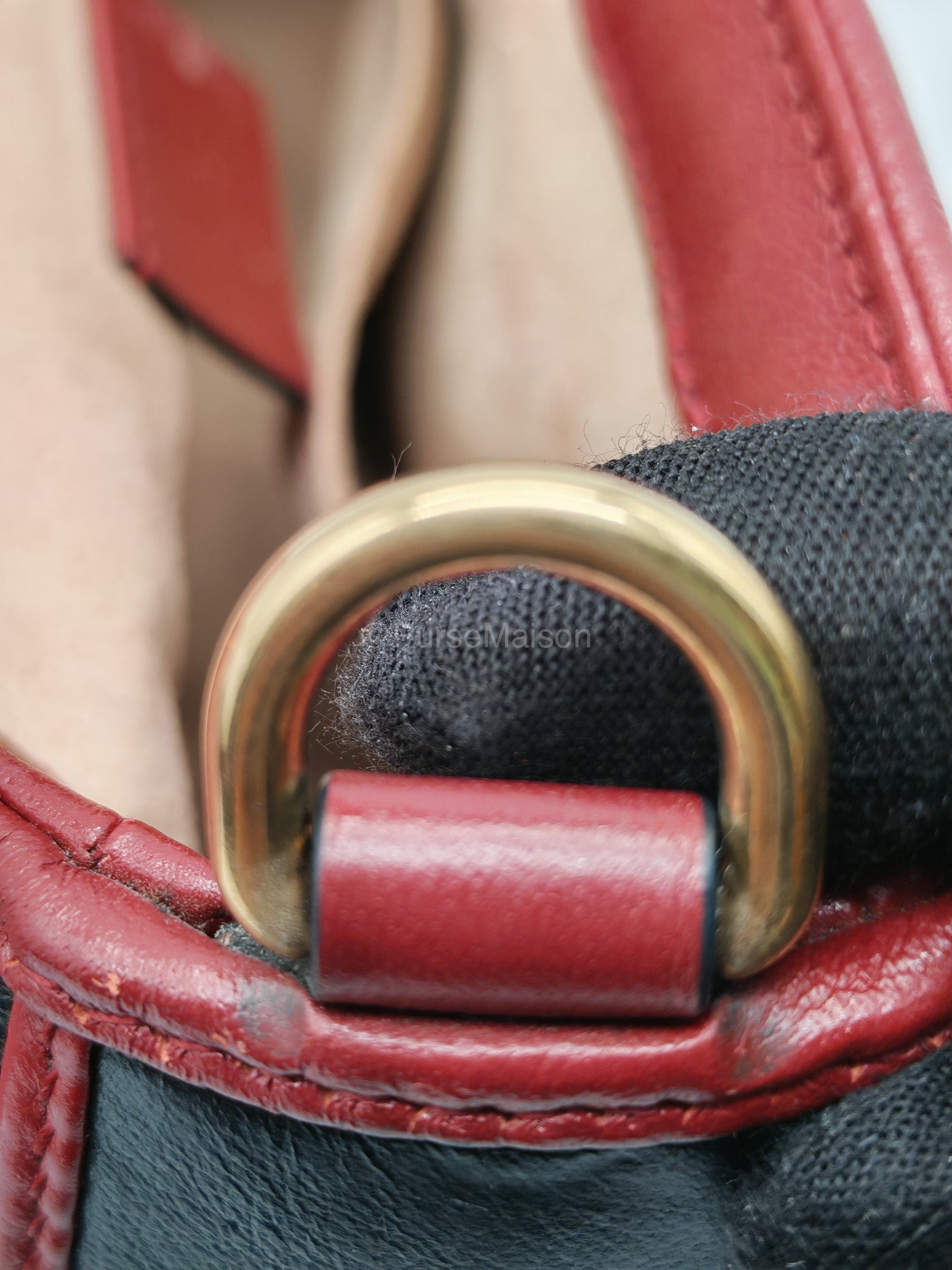 Gucci Mini Torchon Top Handle Shoulder Bag in Black GG Marmont Matelasse Calfskin Leather | Purse Maison Luxury Bags Shop