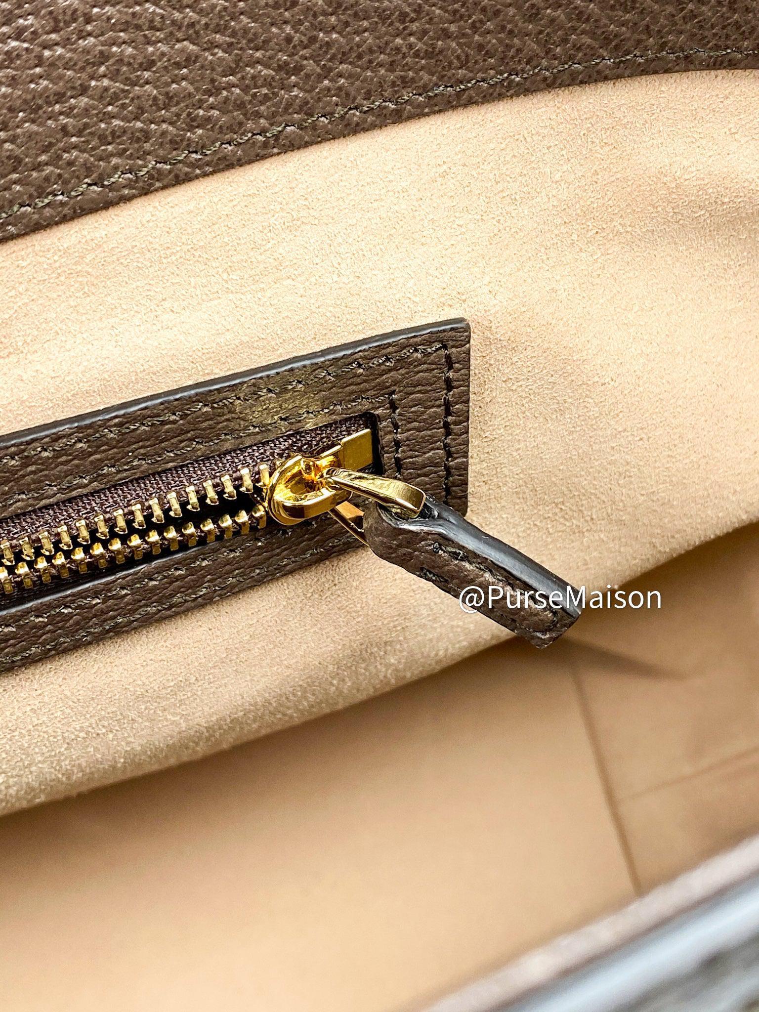 Gucci Ophidia GG Medium Tote Bag in Beige and Ebony