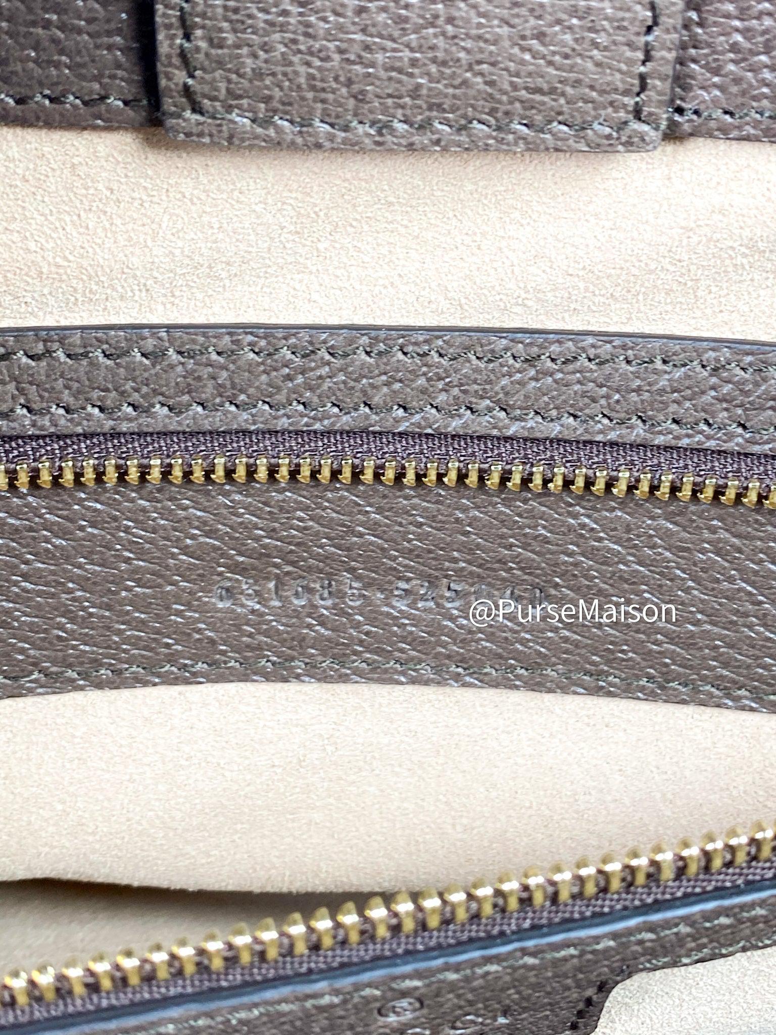 Gucci Ophidia GG Medium Tote Bag in Beige and Ebony
