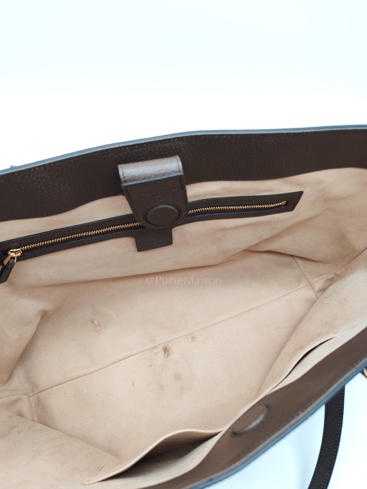 Ophidia Tote Bag in GG Supreme Canvas & Gold Hardware | Purse Maison Luxury Bags Shop