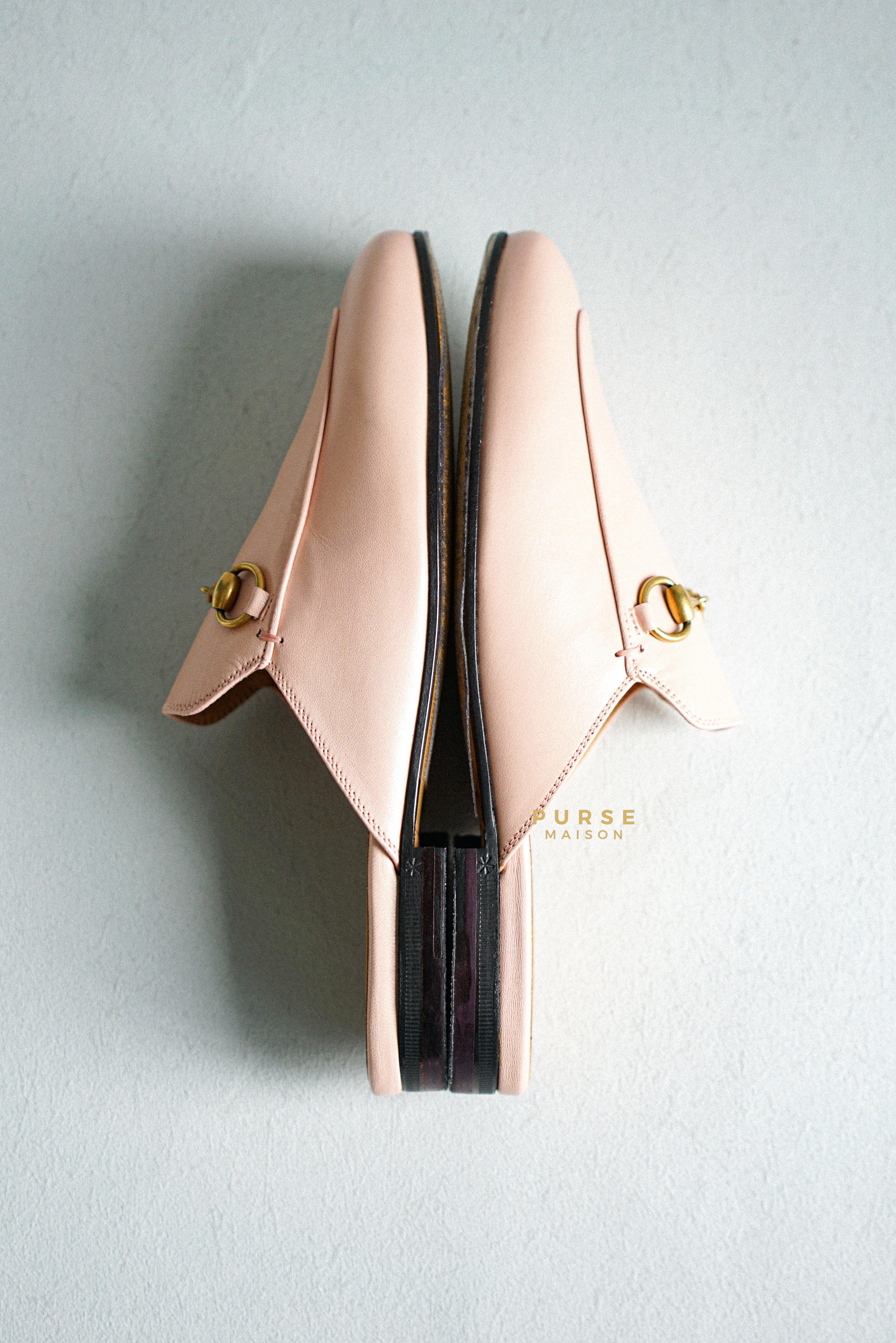 Gucci Princetown Horsebit Pink Mules Size 36 (24.5cm) | Purse Maison Luxury Bags Shop