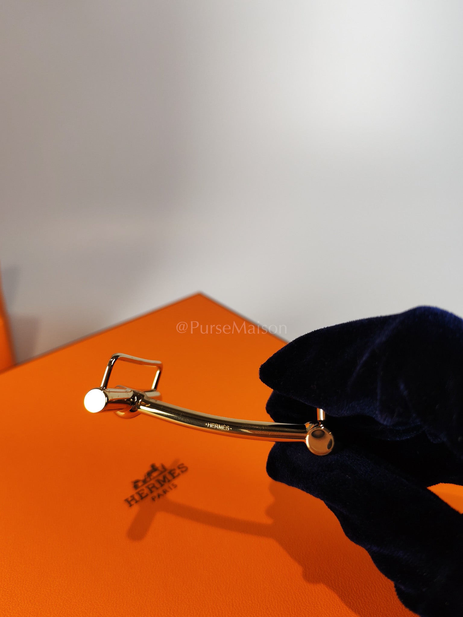 H d'Andre Reversible Belt in Beige Togo and Permabrass Hardware Stamp K(2025) | Purse Maison Luxury Bags Shop