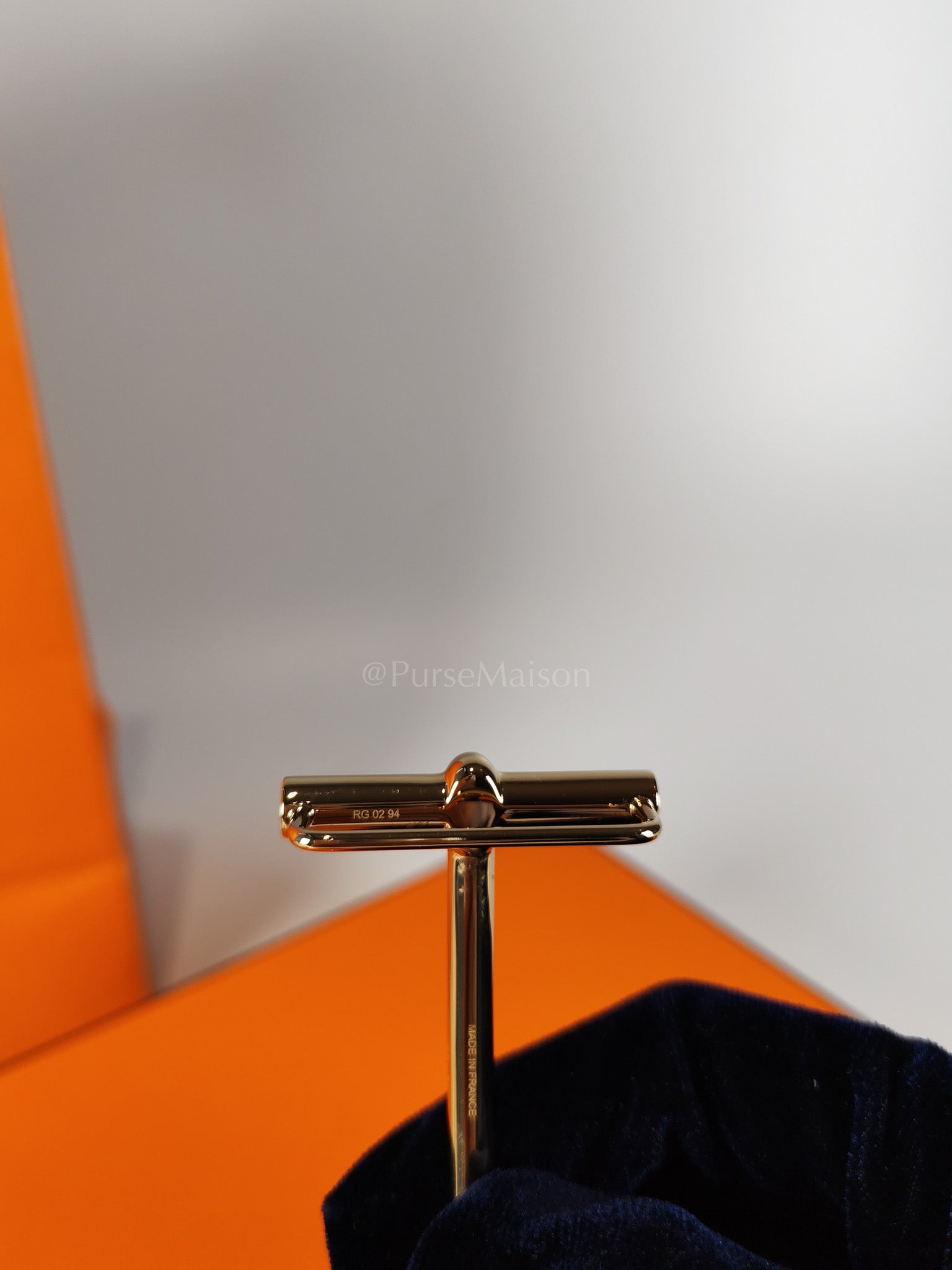 H d'Andre Reversible Belt in Beige Togo and Permabrass Hardware Stamp K(2025) | Purse Maison Luxury Bags Shop