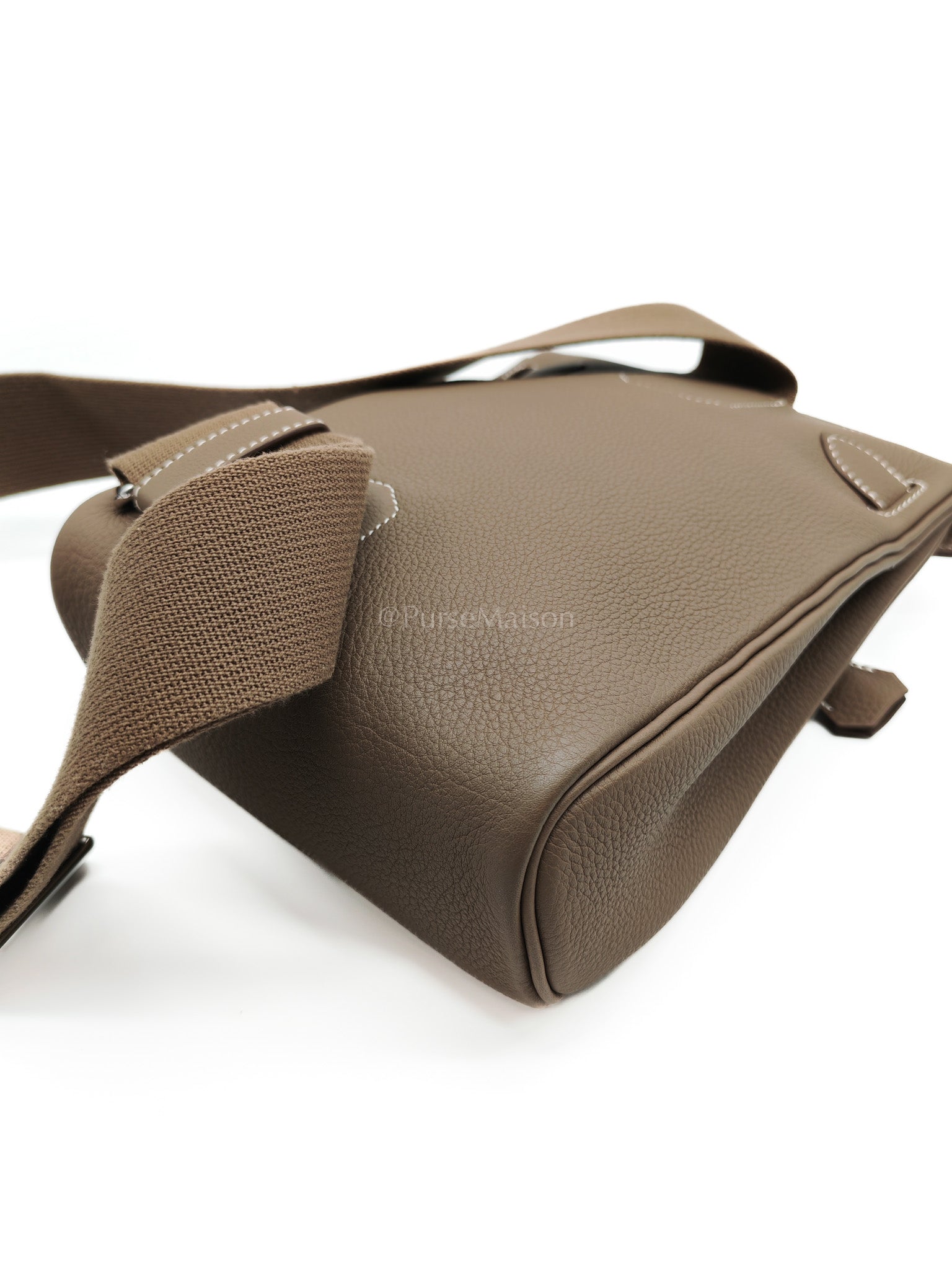 Hac a Dos in Etoupe Togo Leather Palladium Hardware Stamp W(2024) | Purse Maison Luxury Bags Shop