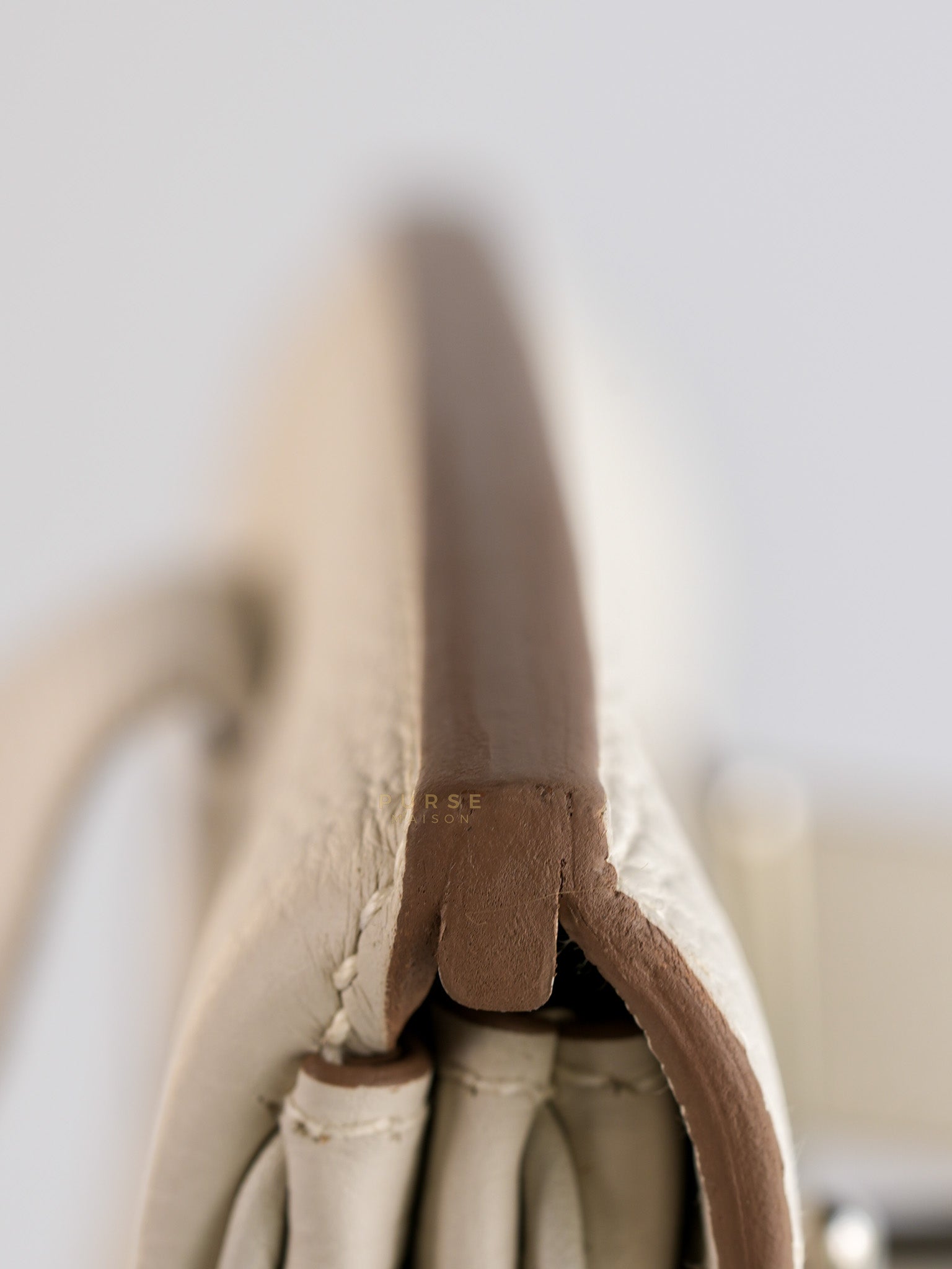 Hac A Dos PM Veau Togo Gris Pale Palladium Hardware Stamp B (2023) | Purse Maison Luxury Bags Shop