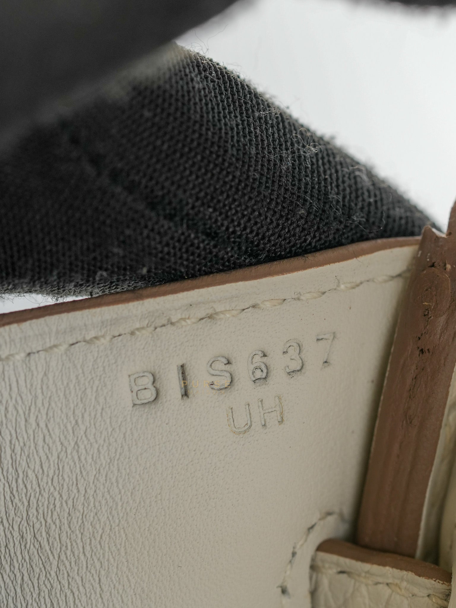 Hac A Dos PM Veau Togo Gris Pale Palladium Hardware Stamp B (2023) | Purse Maison Luxury Bags Shop