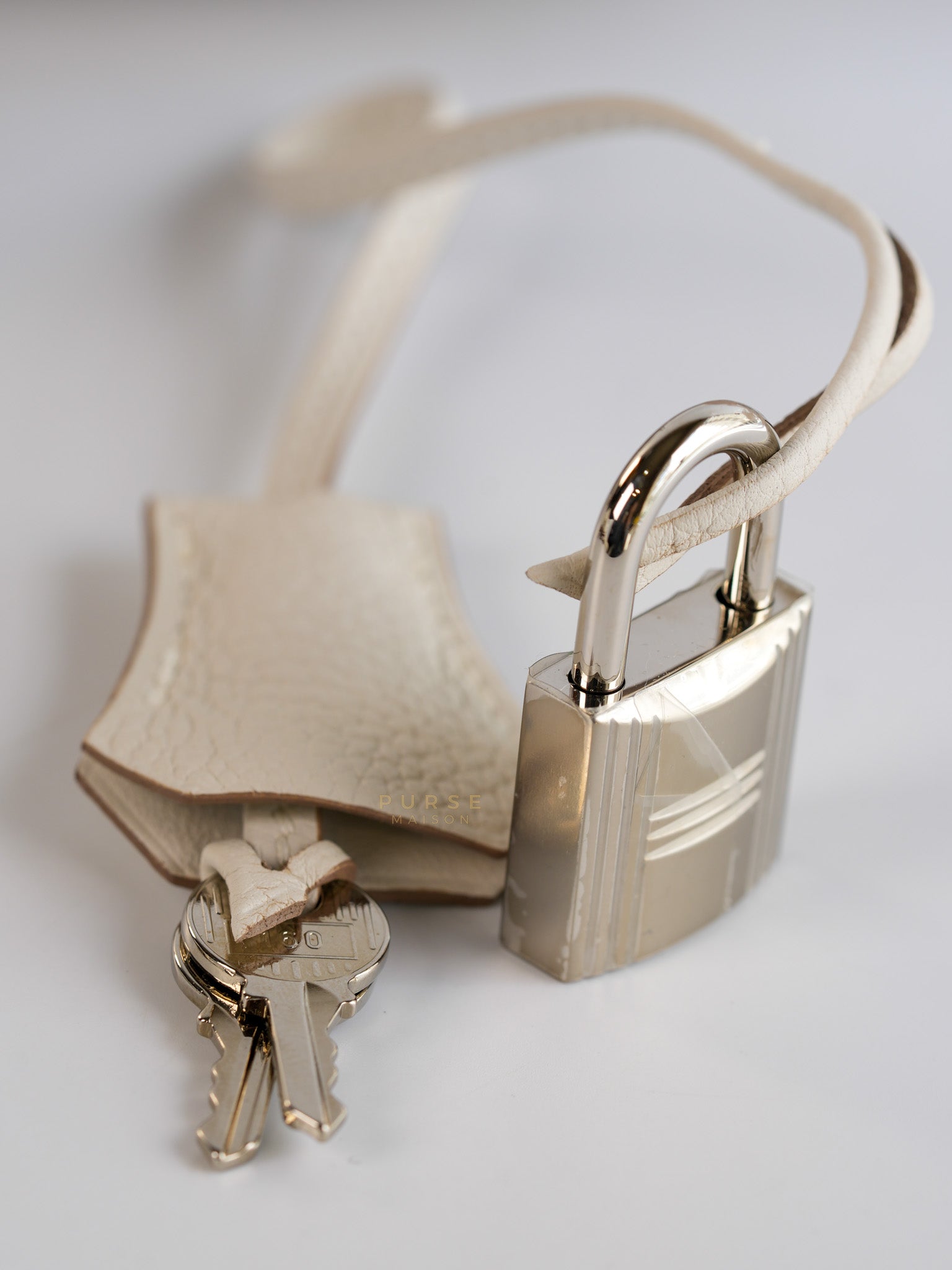 Hac A Dos PM Veau Togo Gris Pale Palladium Hardware Stamp B (2023) | Purse Maison Luxury Bags Shop