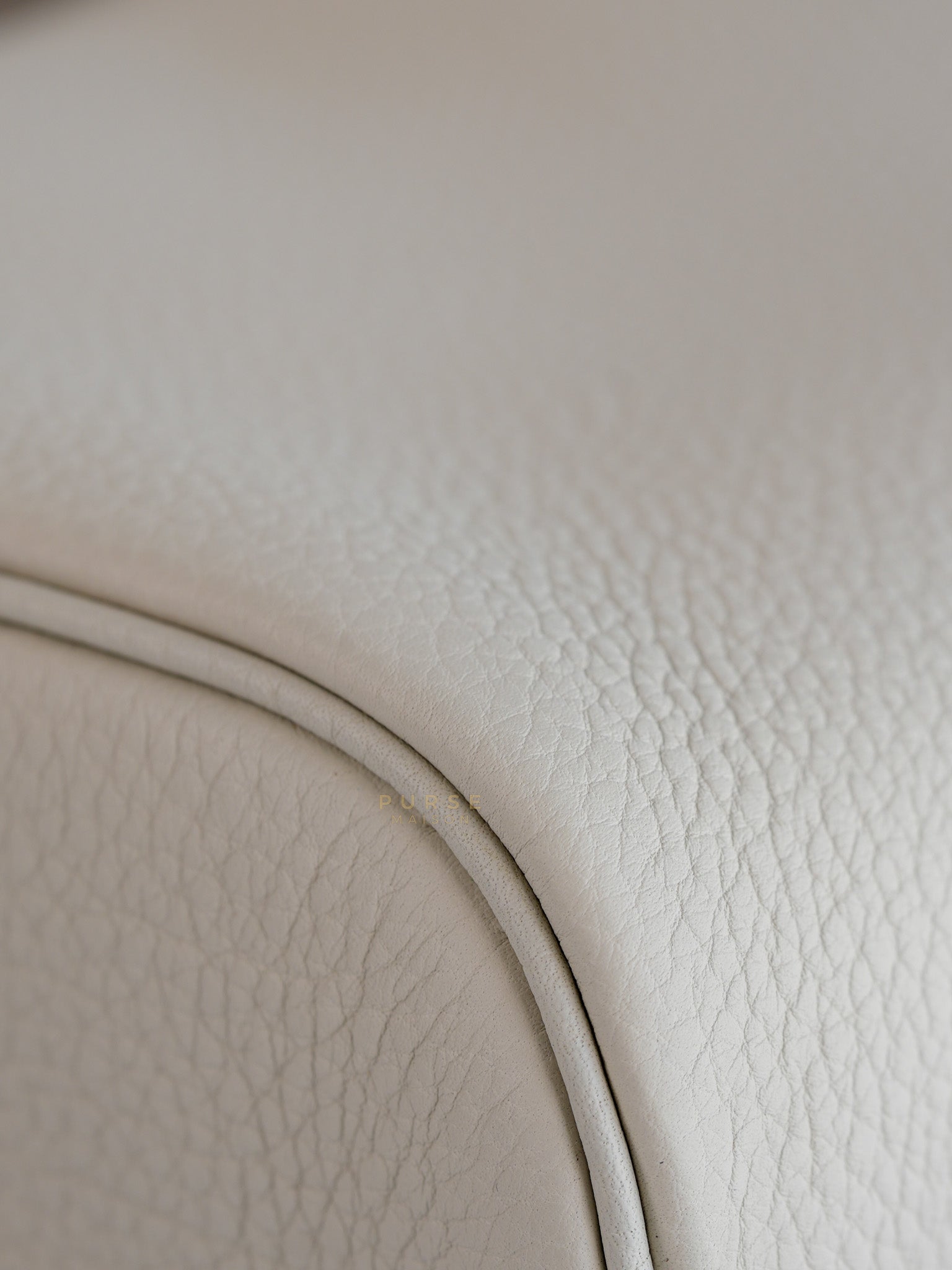 Hac A Dos PM Veau Togo Gris Pale Palladium Hardware Stamp B (2023) | Purse Maison Luxury Bags Shop