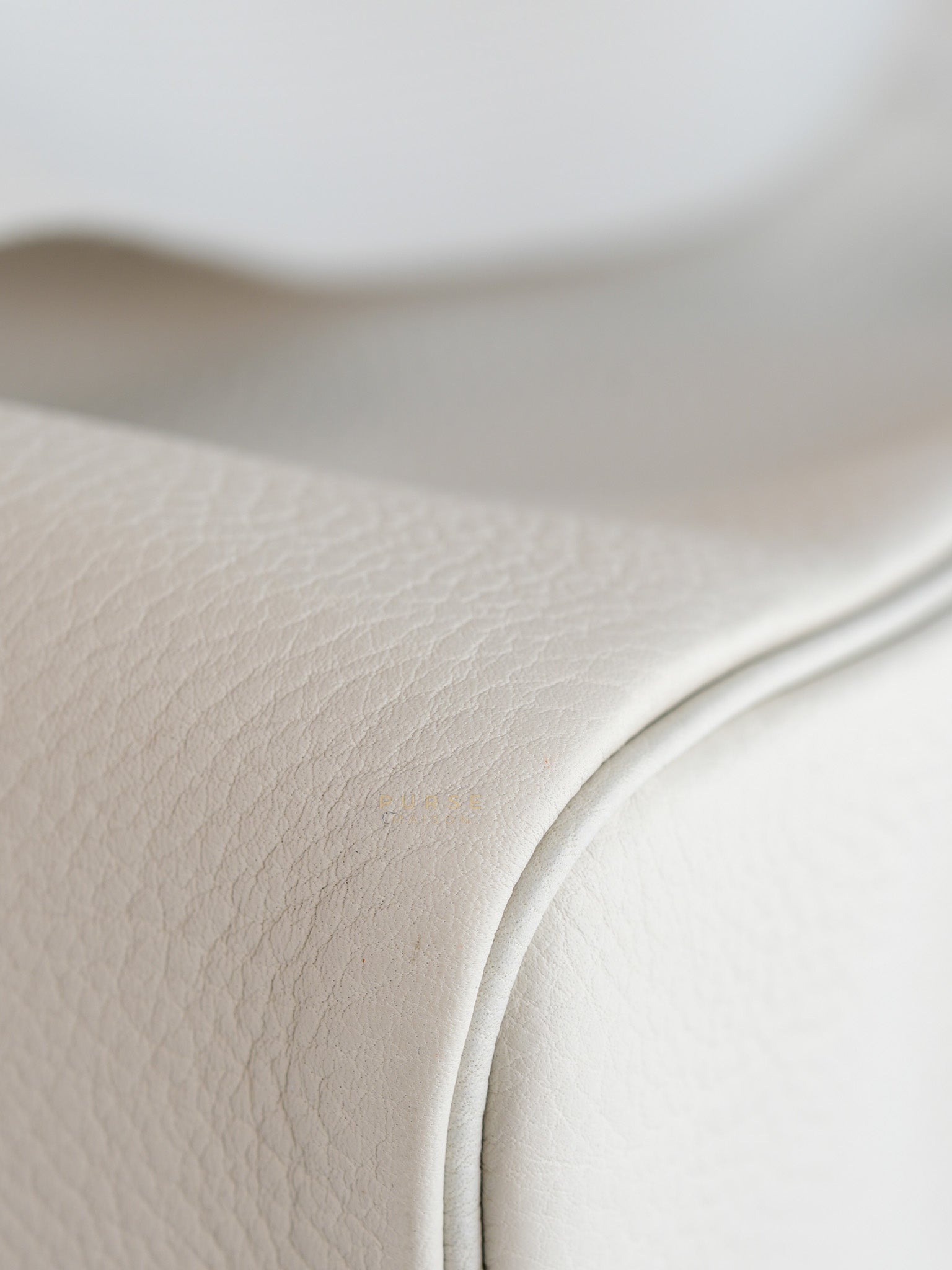 Hac A Dos PM Veau Togo Gris Pale Palladium Hardware Stamp B (2023) | Purse Maison Luxury Bags Shop